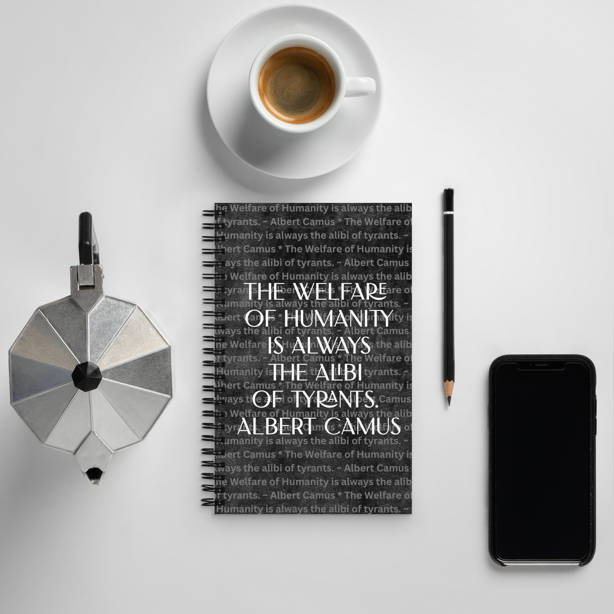 Welfare of Humanity spiral-notebook-dotted-front-6977bd81ab660