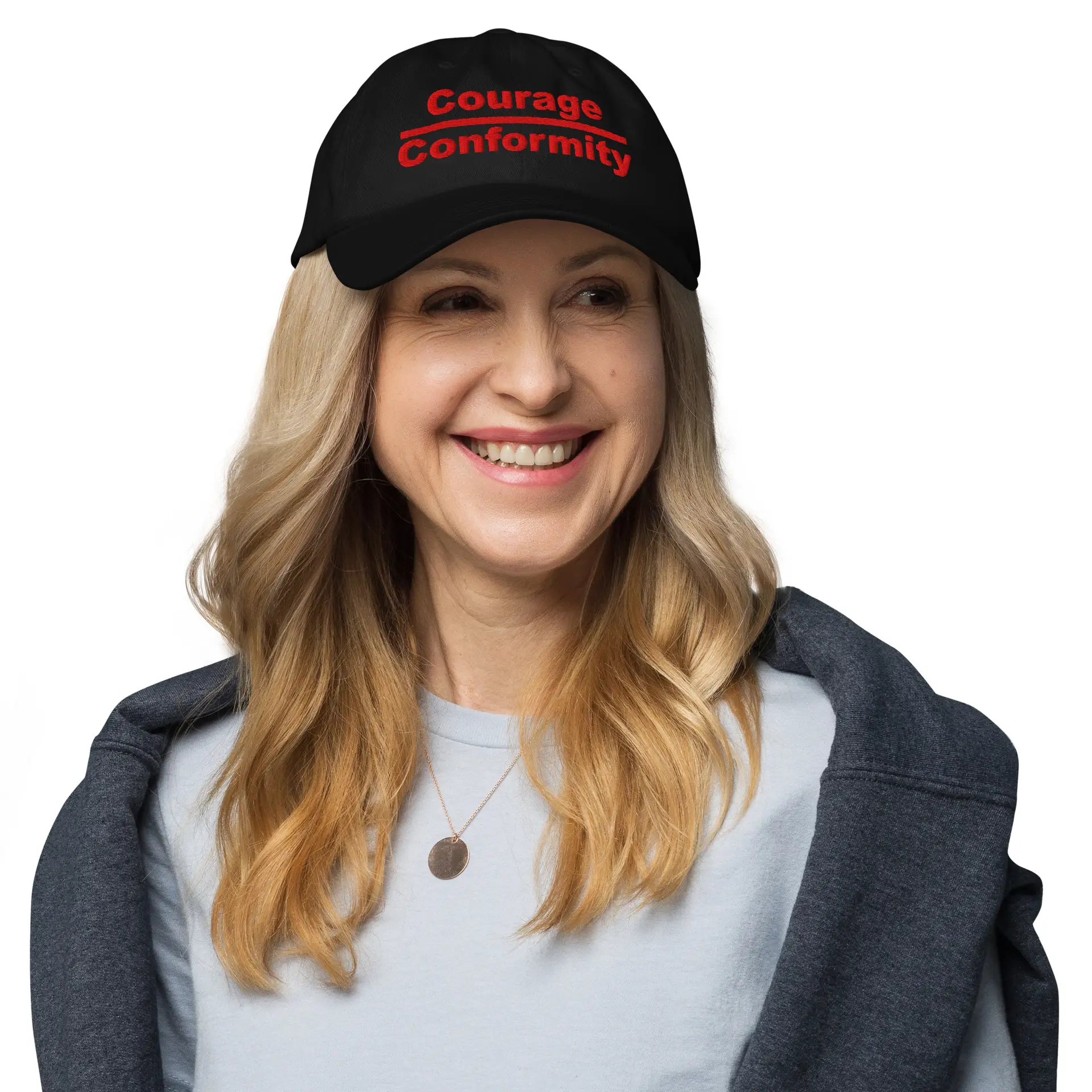 Courage over Conformity Dad hat