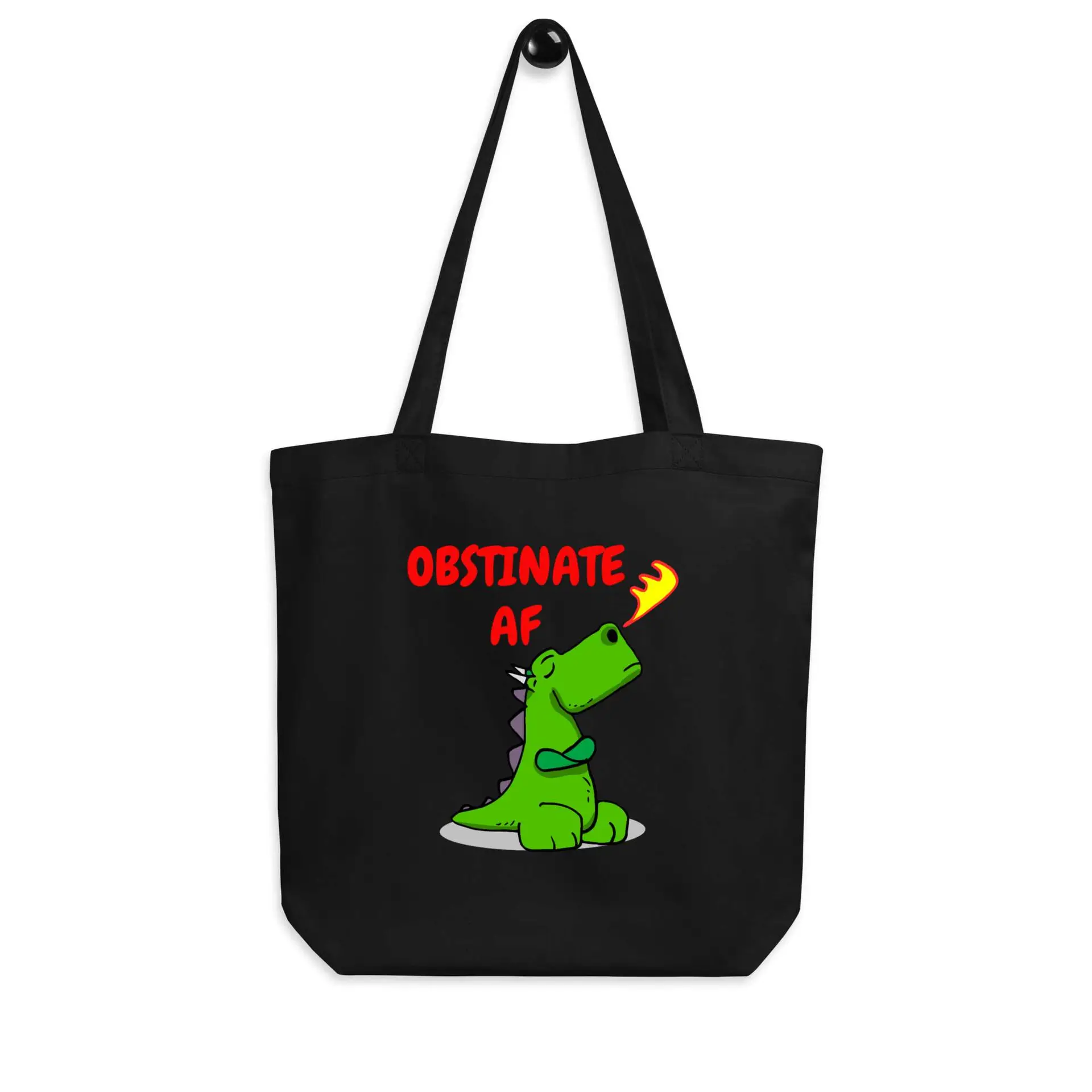 Obstinate AF Dragon Eco Tote Bag