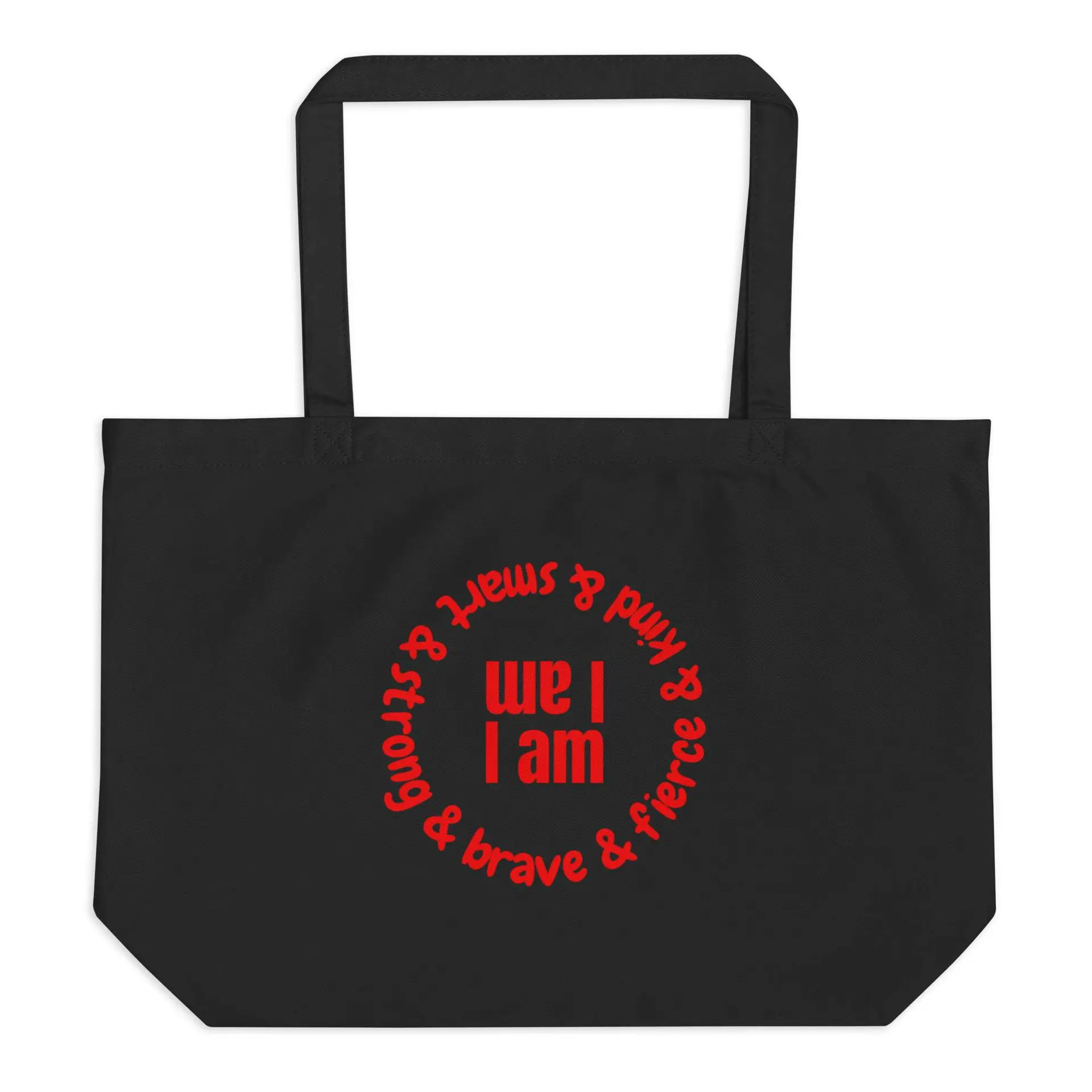 I am Large organic tote bag