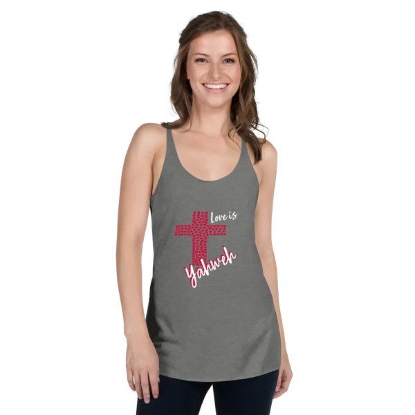 love is yahweh womens-racerback-tank-top-premium-heather-front-684b730d4ad9b