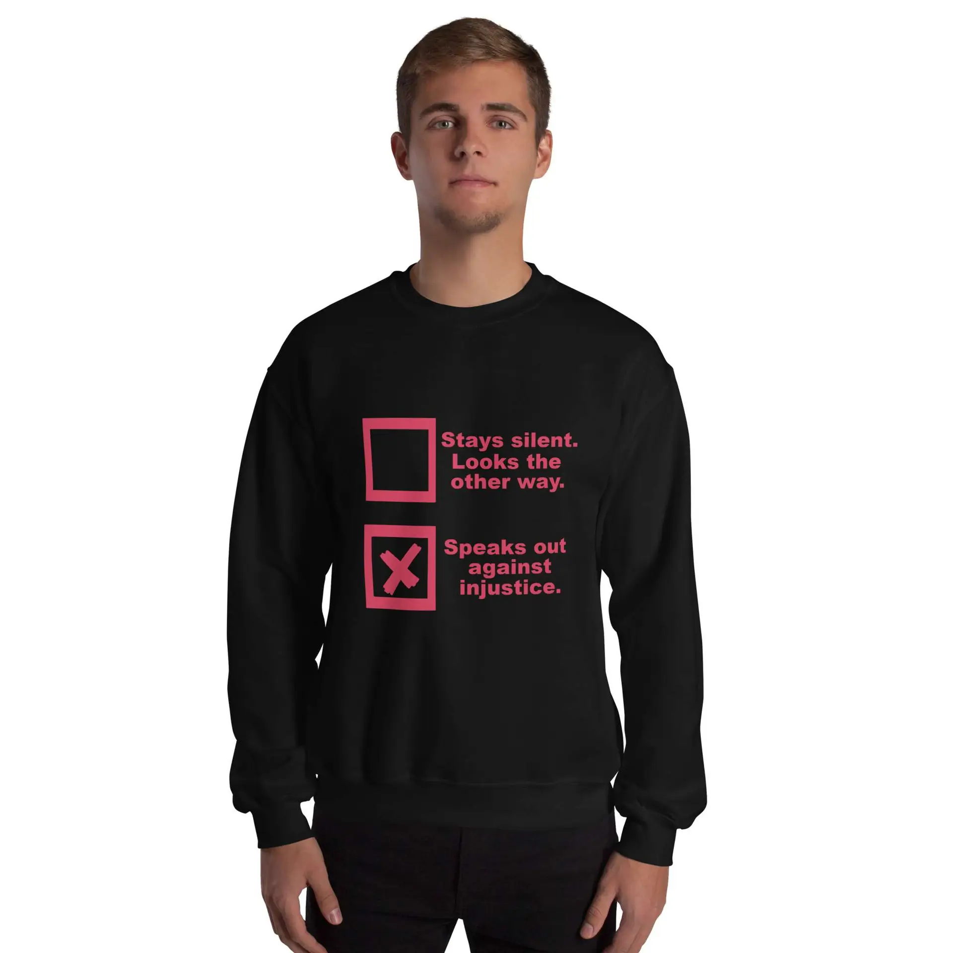 Justice Speaks Unisex Sweatshirt