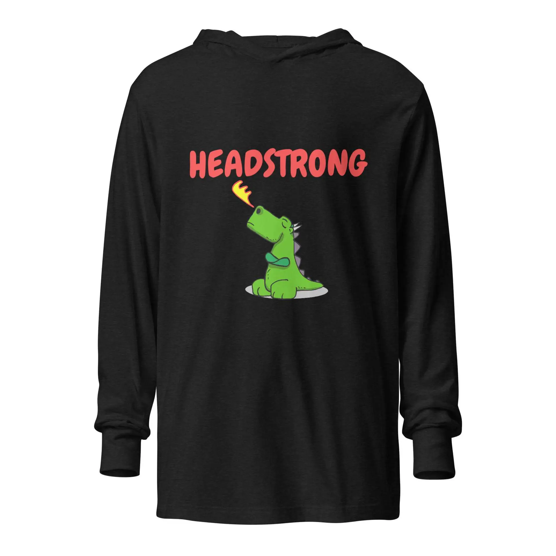 Headstrong Dragon Hooded long-sleeve tee
