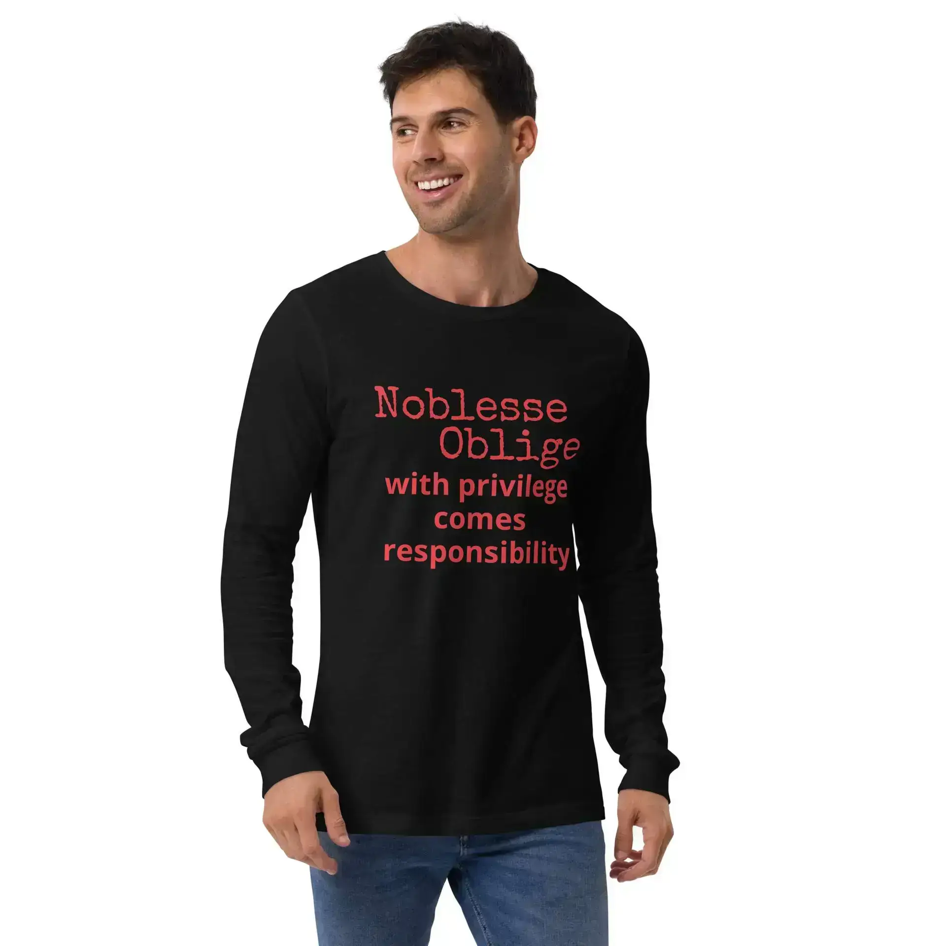 Noblesse Oblige Unisex Long Sleeve Tee
