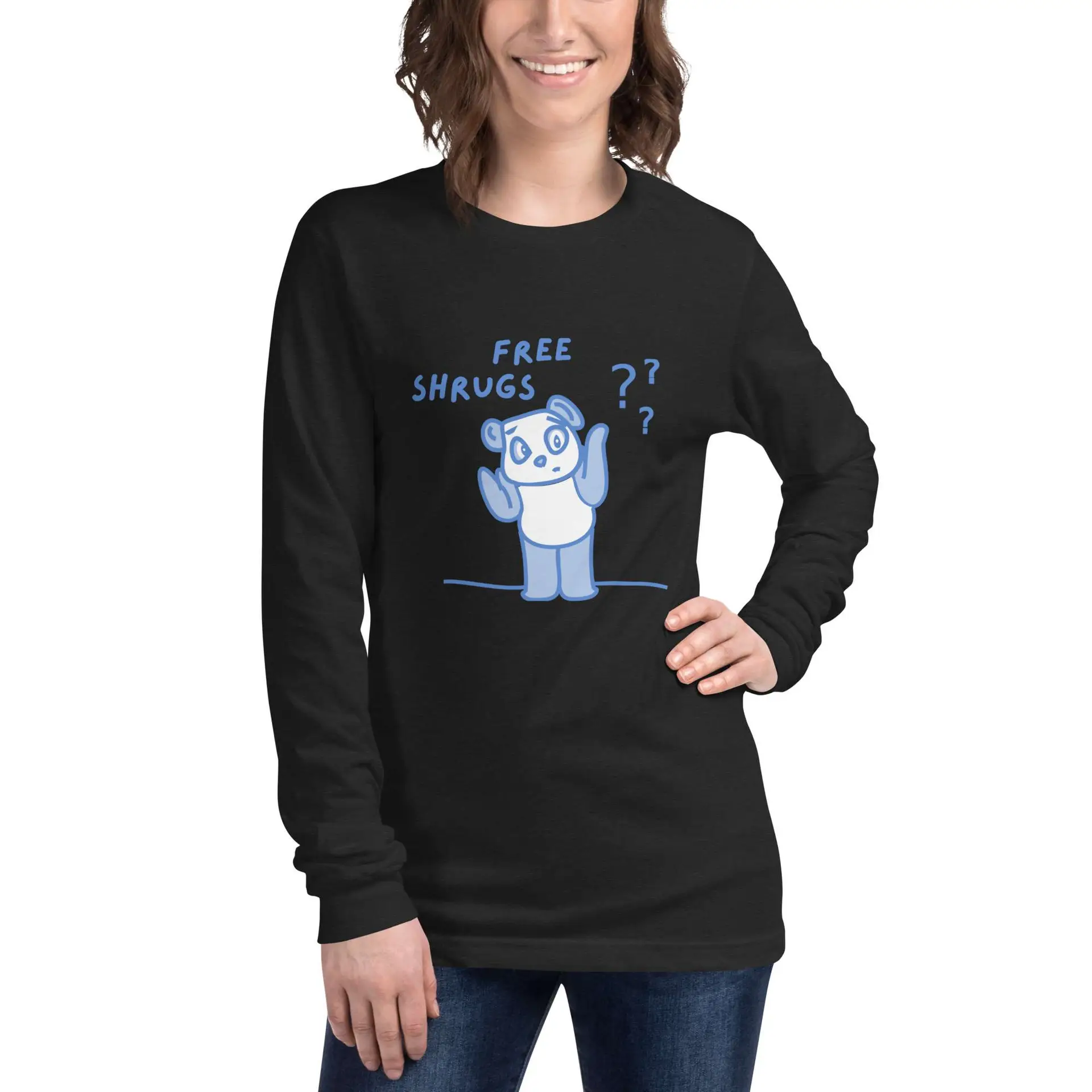 Free Shrugs Unisex Long Sleeve Tee