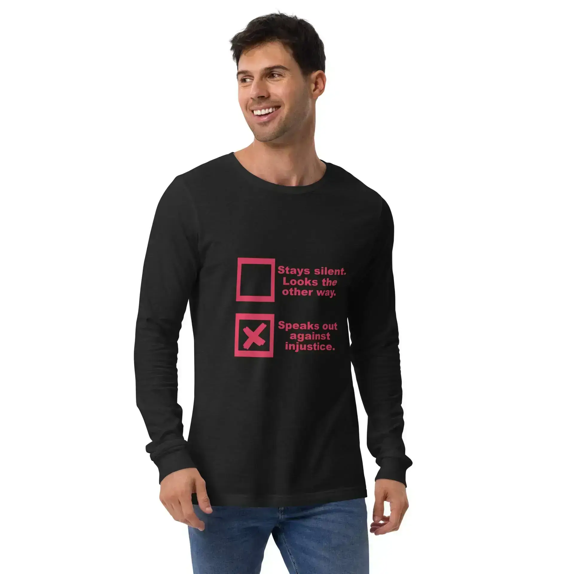 Justice Speaks Unisex Long Sleeve Tee