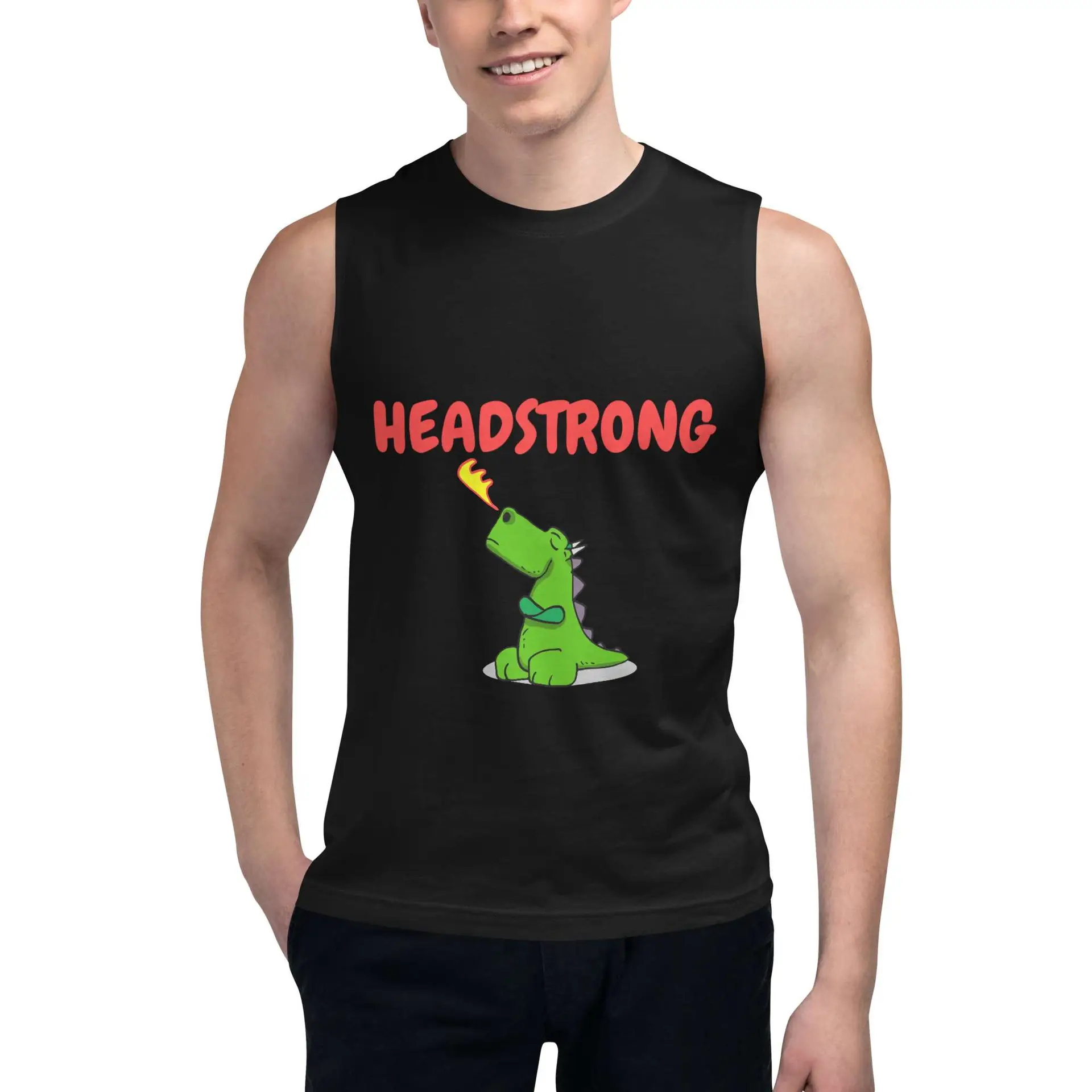 Headstrong Dragon Muscle Shirt