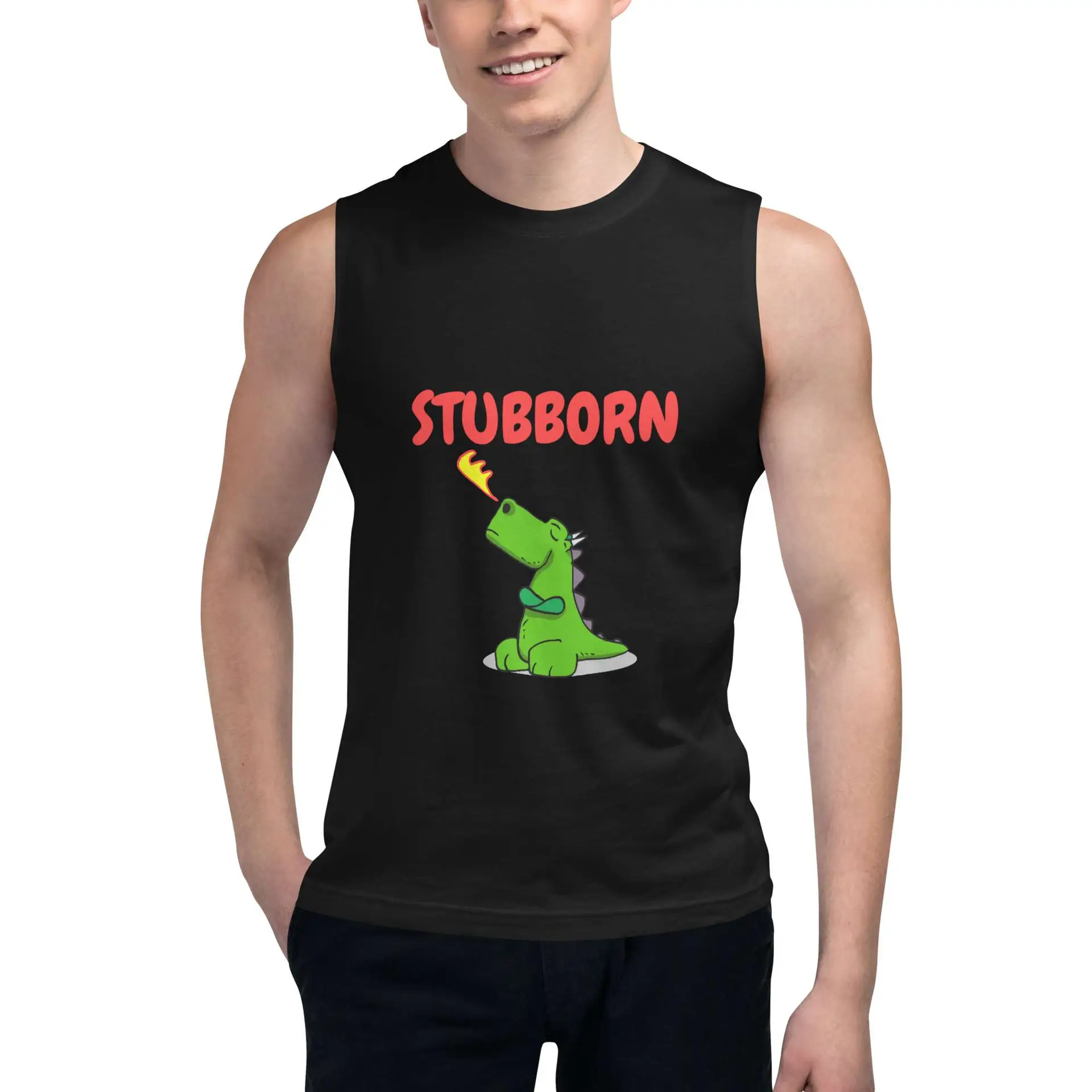 Stubborn Dragon Muscle Shirt