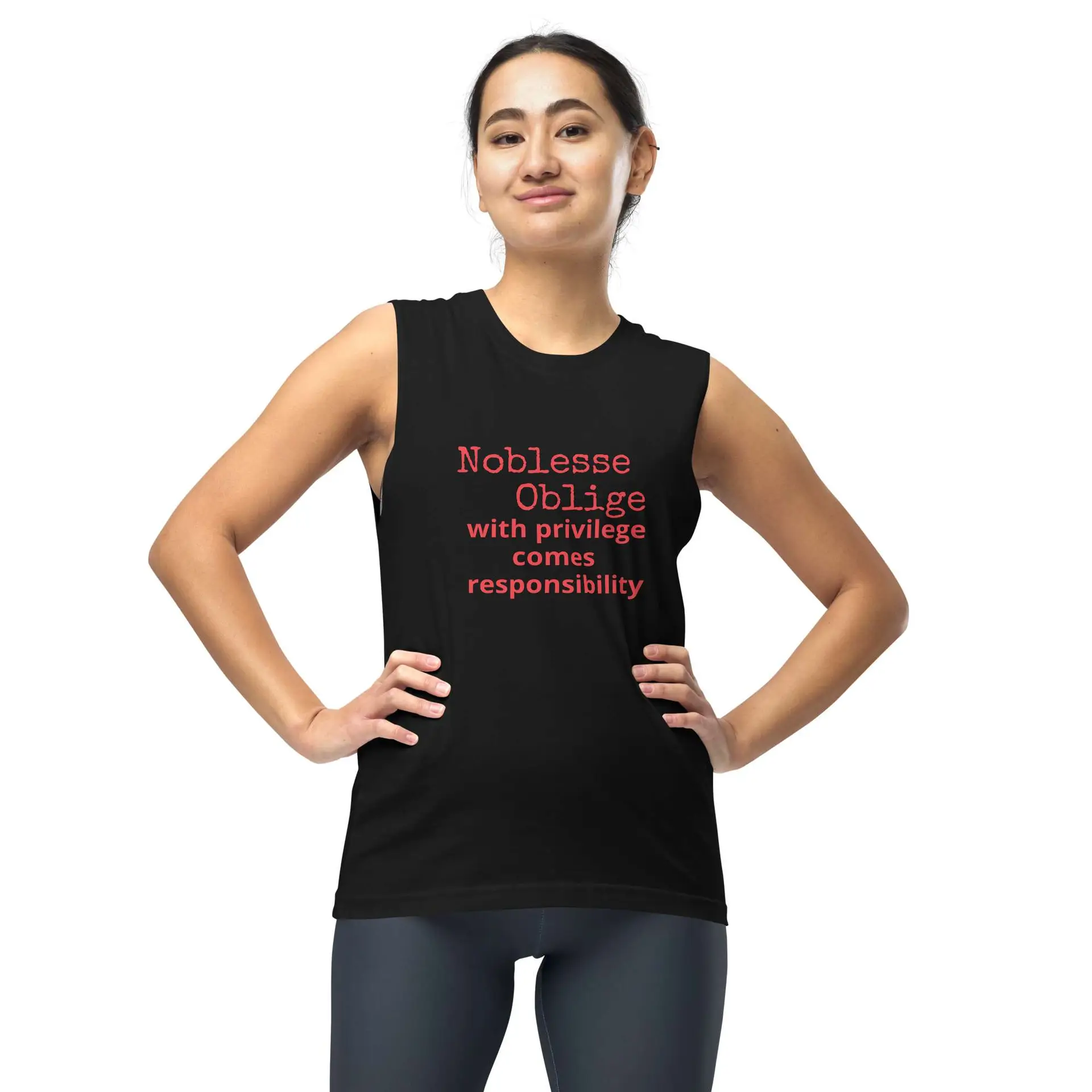 Noblesse Oblige Muscle Shirt