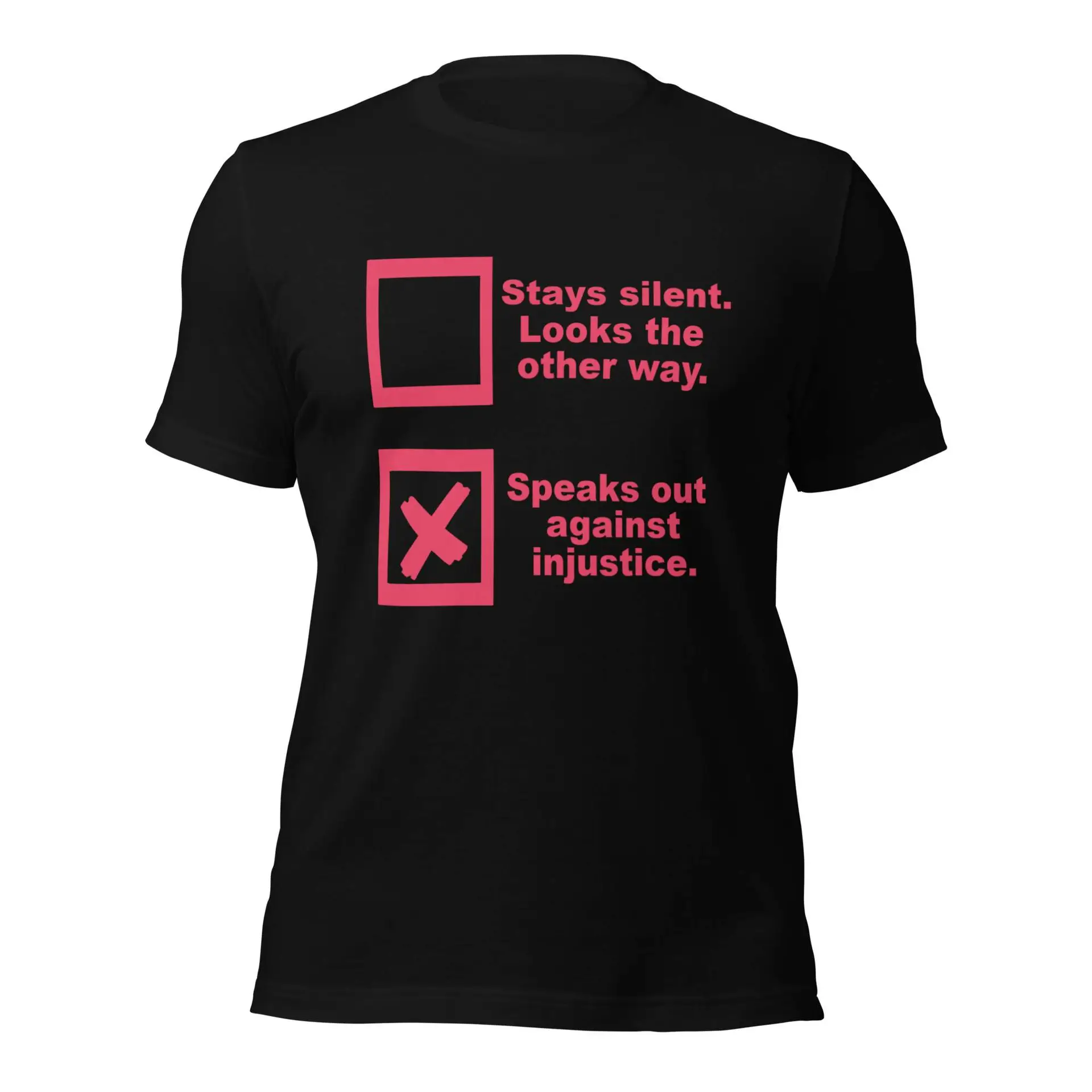 Justice Speaks Unisex T-Shirt