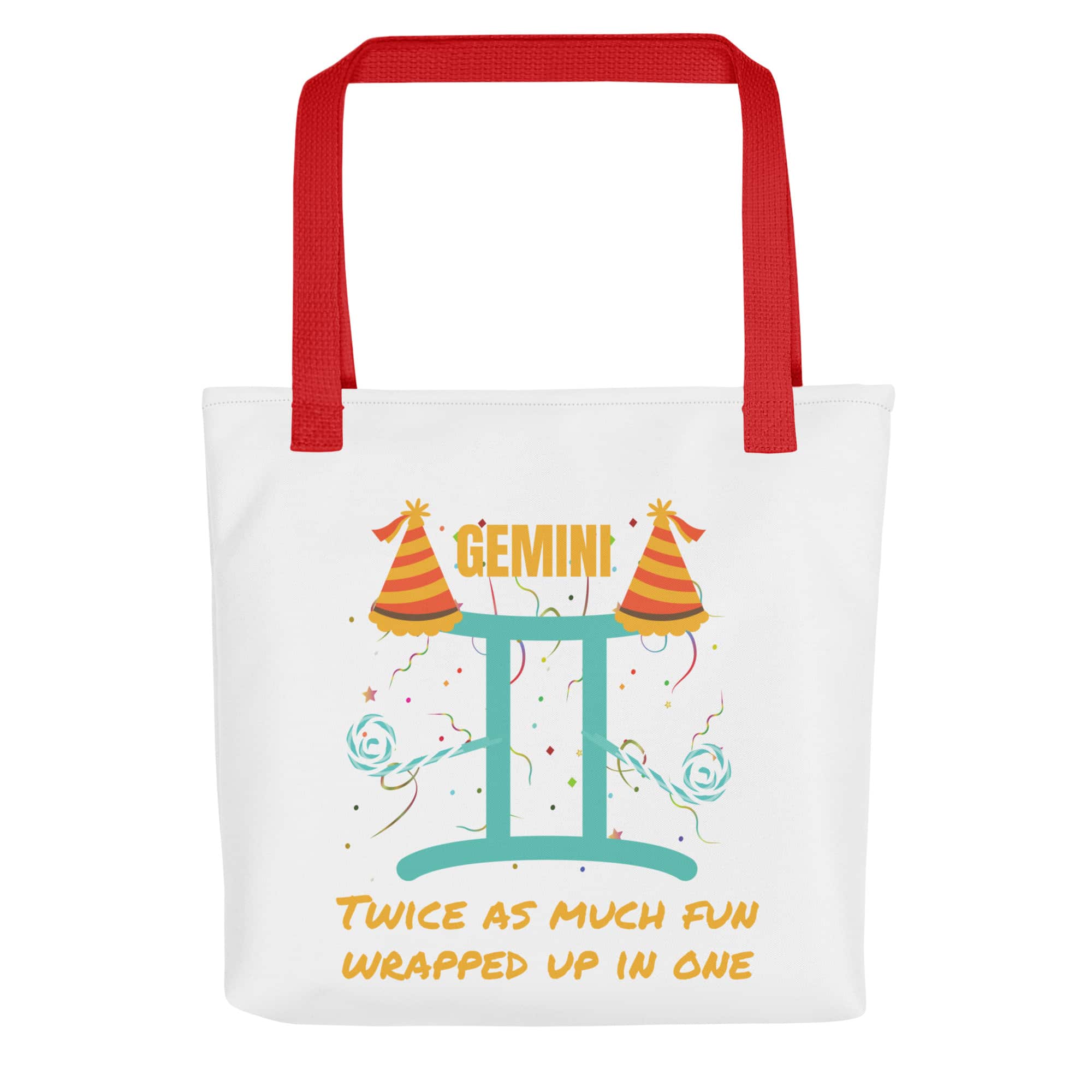 Gemini Twice as Much Fun AOP Tote bag