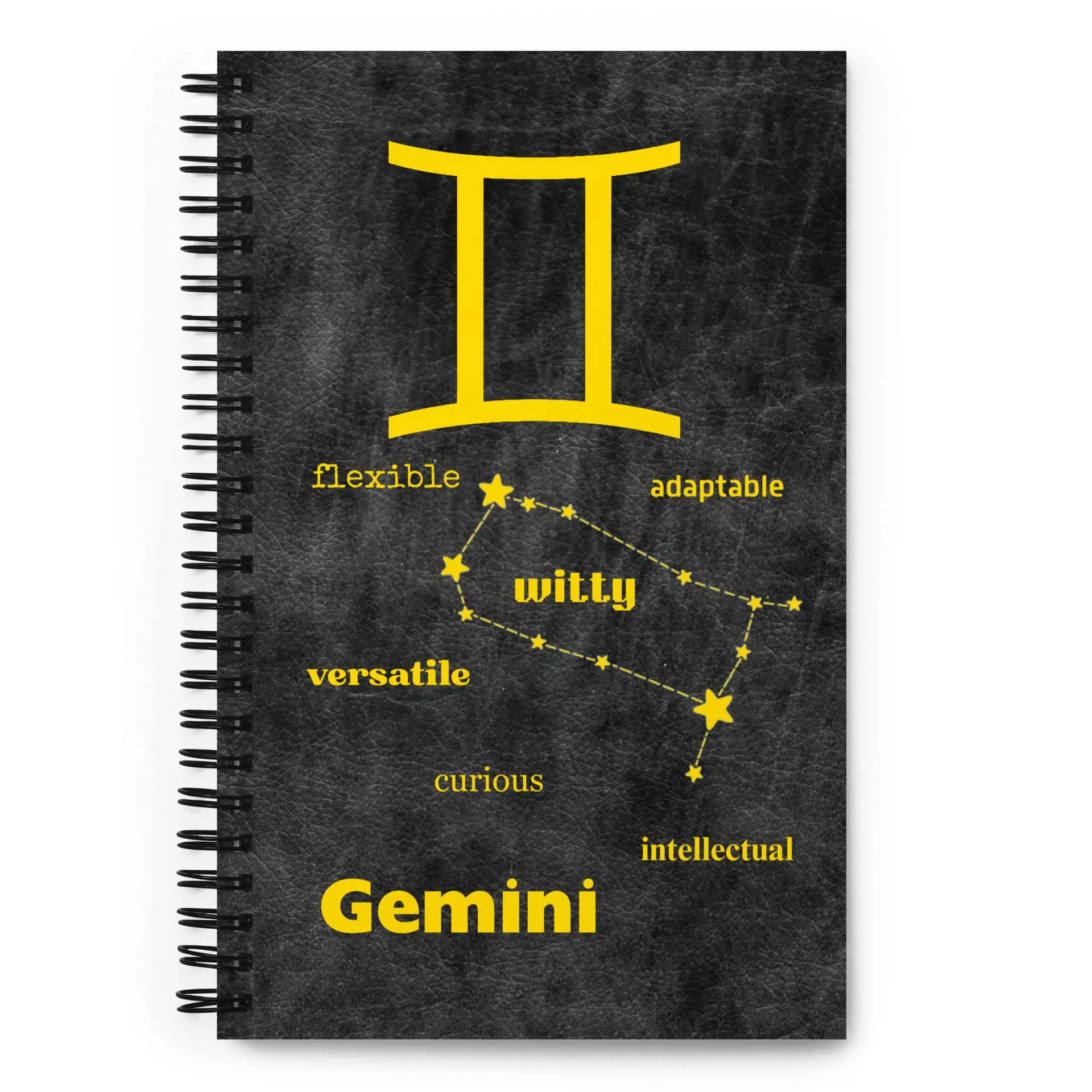 Gemini the Twins Spiral notebook