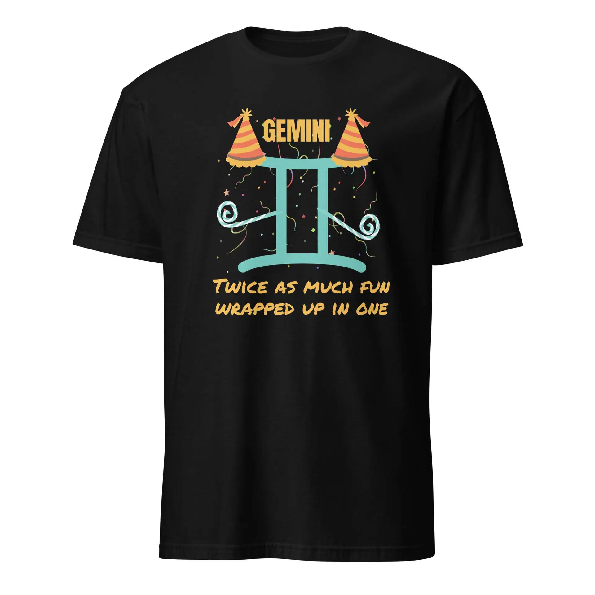 Gemini Twice as Much Fun Short-Sleeve Unisex T-Shirt