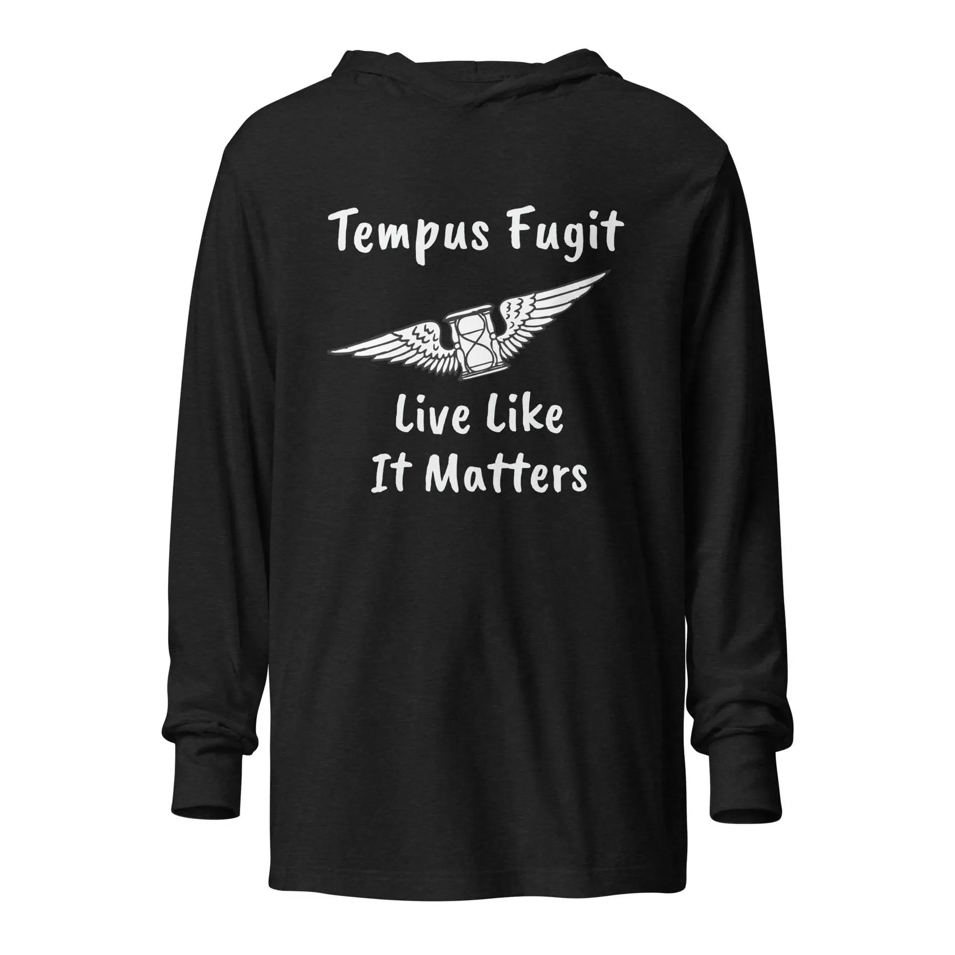 Tempus Fugit Live Like It Matters Hooded long-sleeve tee