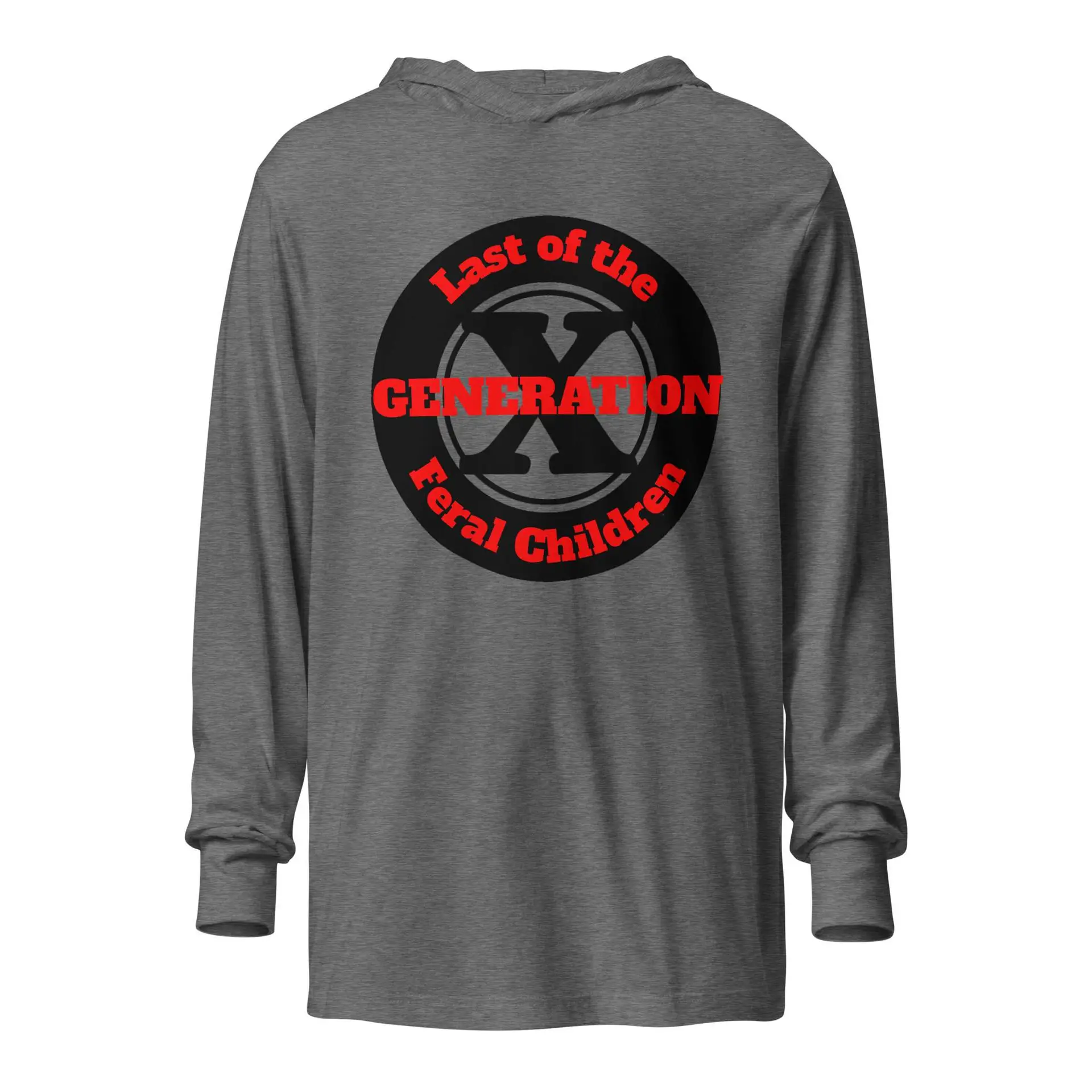 Gen X, Last of the Feral Children (v2) Hooded long-sleeve tee