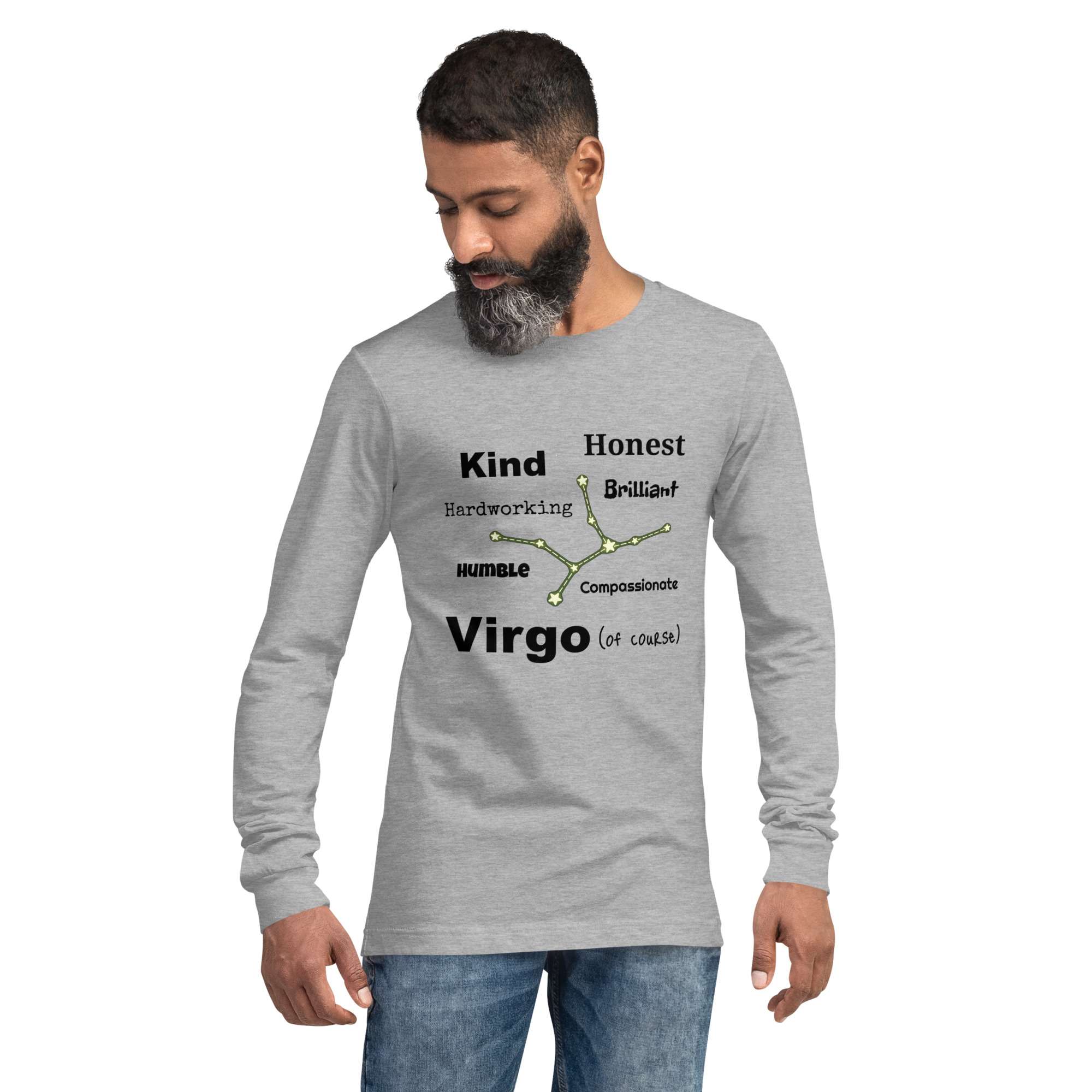 Virgo Of Course (v1) Unisex Long Sleeve Tee
