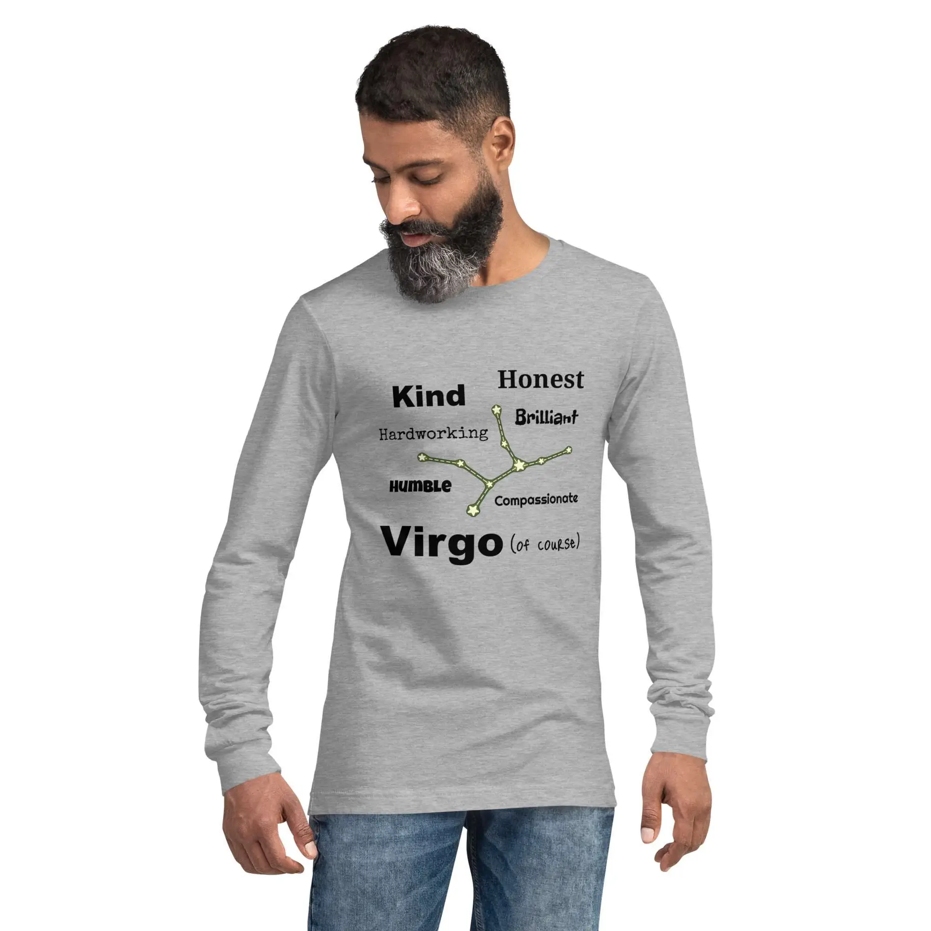 Virgo Of Course Unisex Long Sleeve Tee