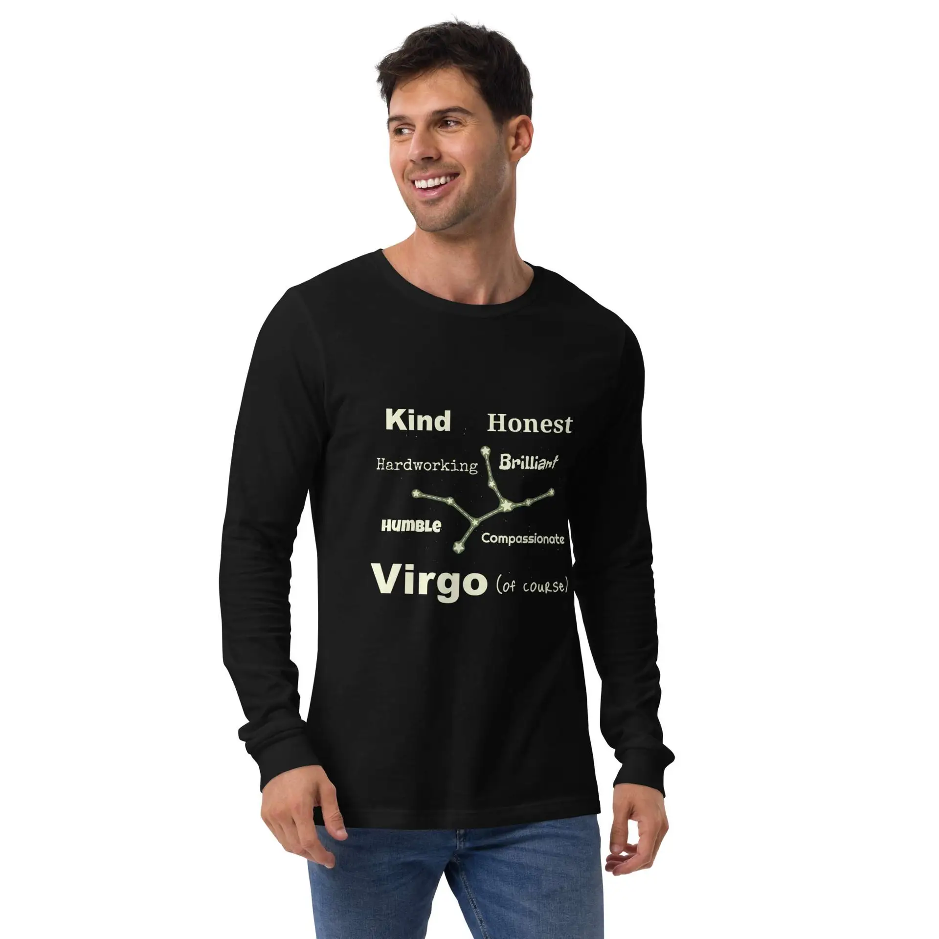 Virgo Of Course Unisex Long Sleeve Tee