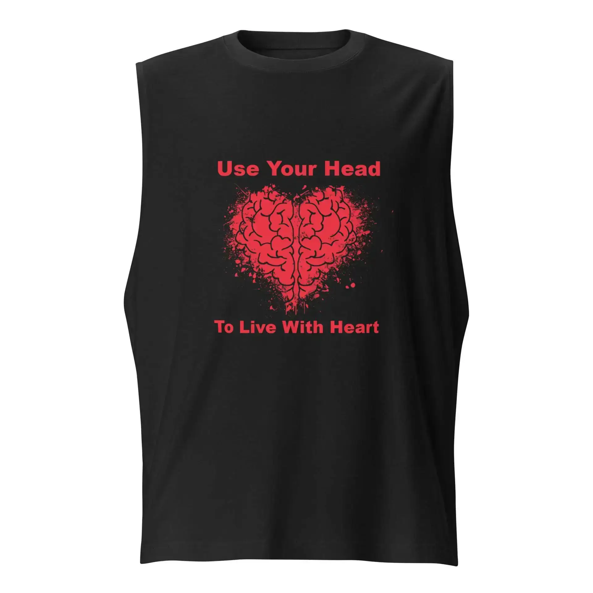 Use Your Head to Live with Heart Muscle Shirt