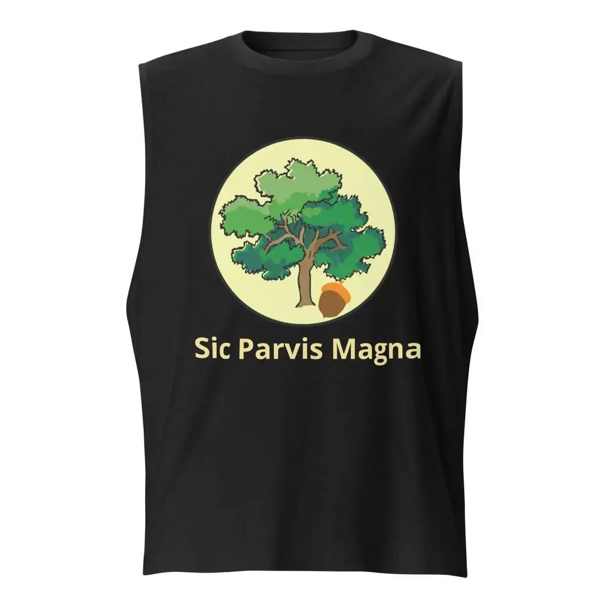 Sic Parvis Magna Muscle Shirt