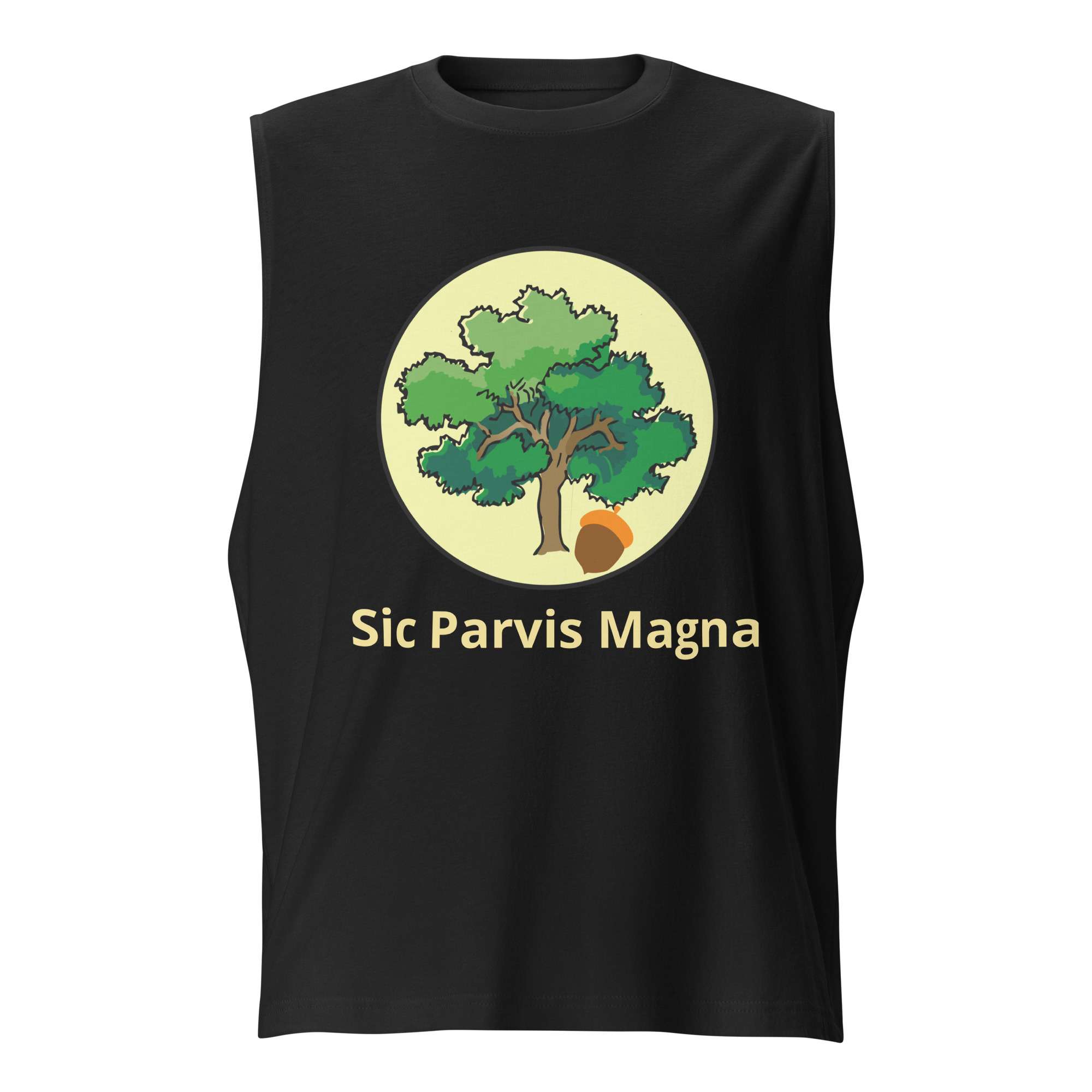 Sic Parvis Magna Muscle Shirt