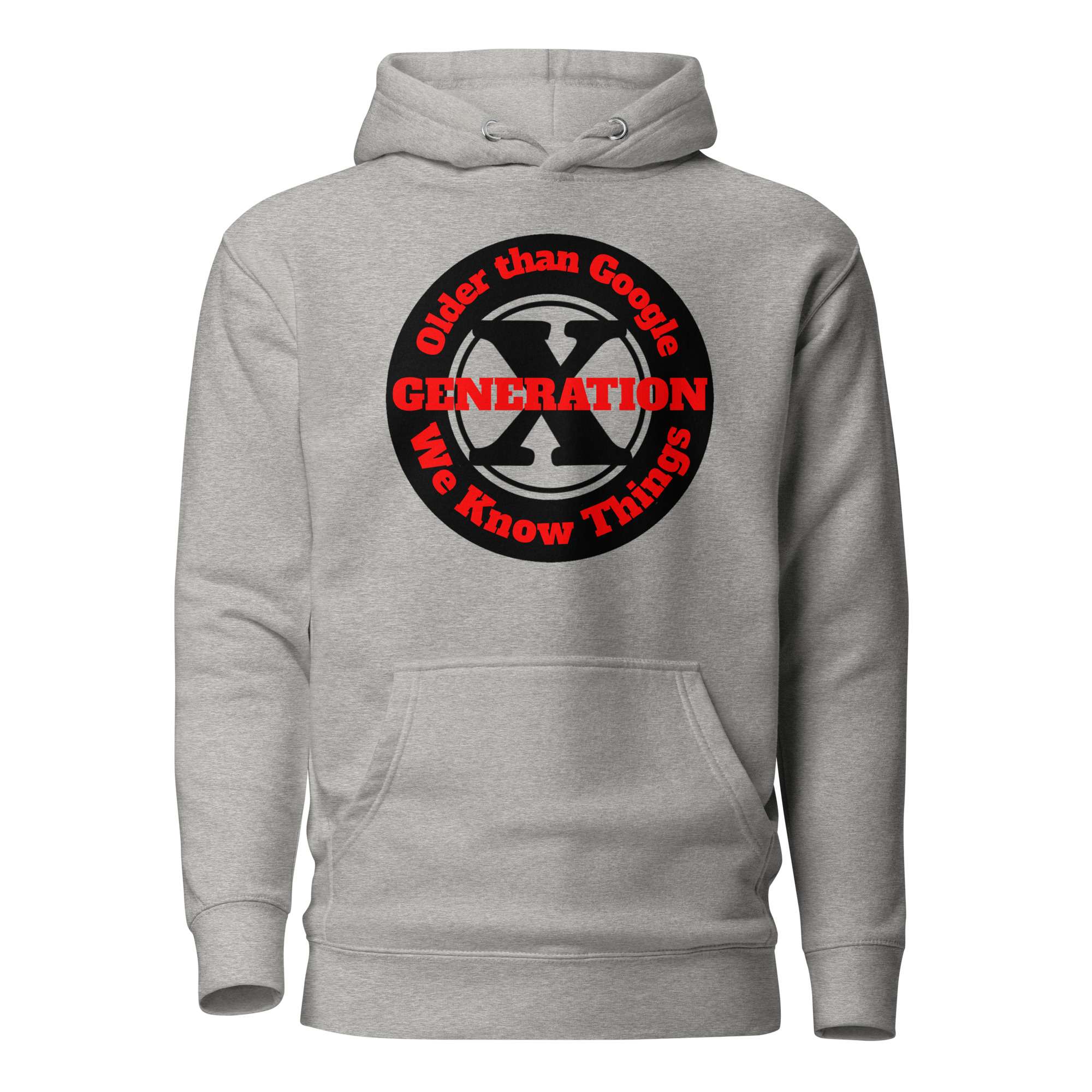 Gen X, Older than Google, We Know Things (v2) Cotton Heritage Unisex Hoodie