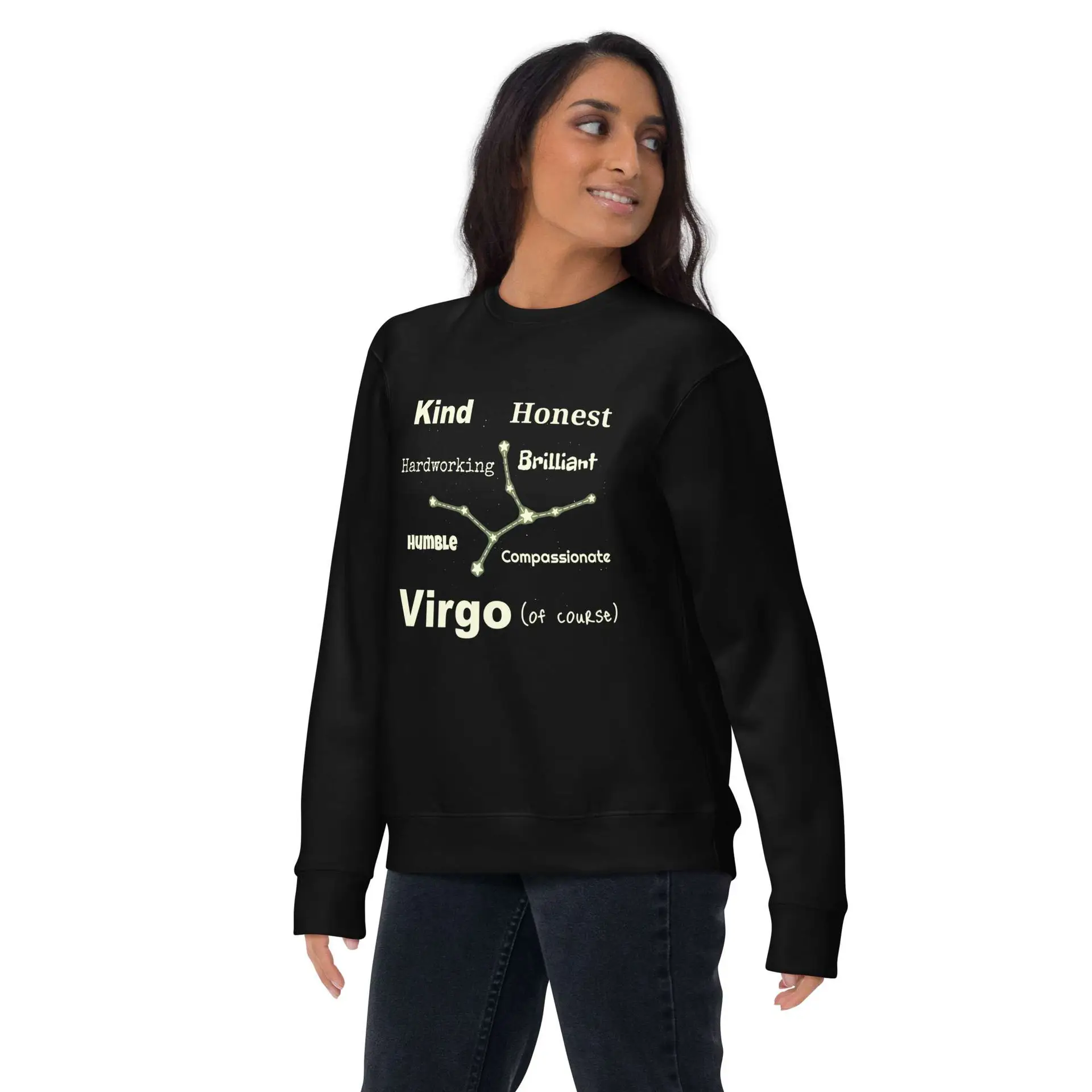 Virgo of Course Unisex Premium Sweatshirt