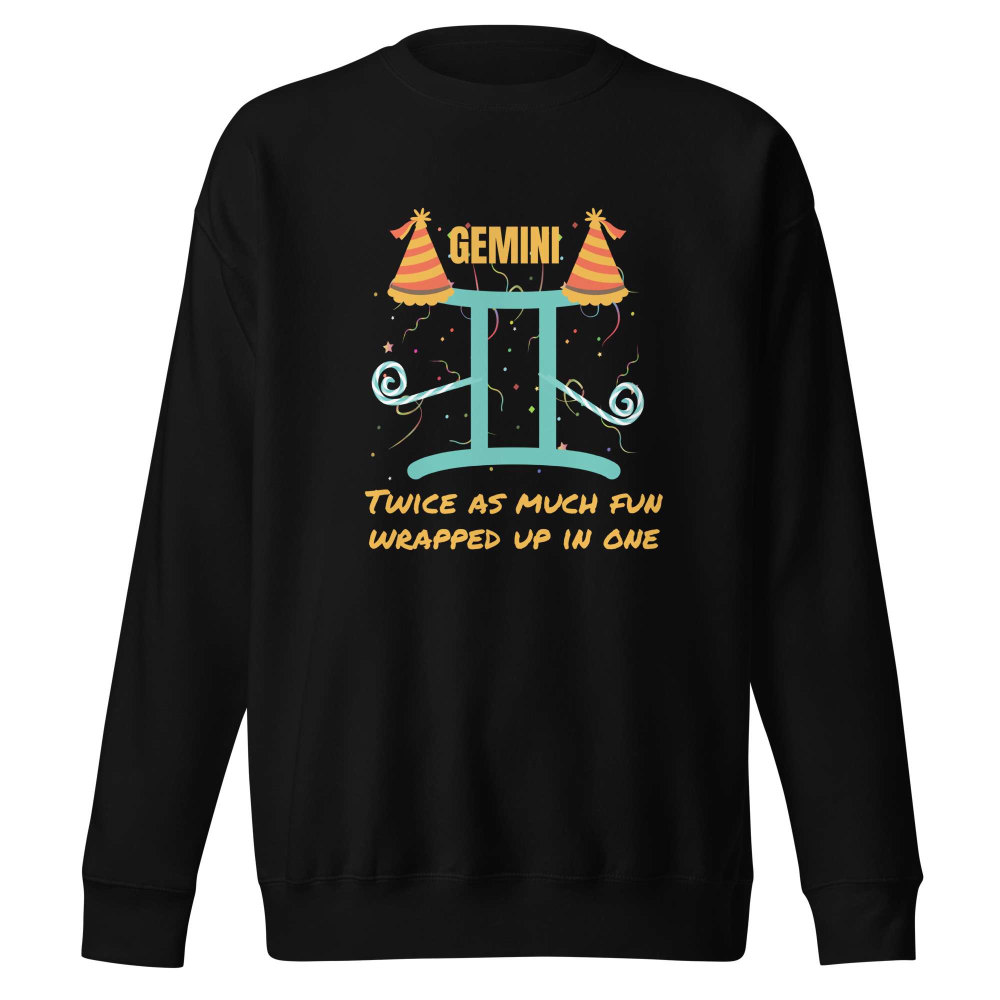 Gemini Twice as Much Fun Unisex Premium Sweatshirt