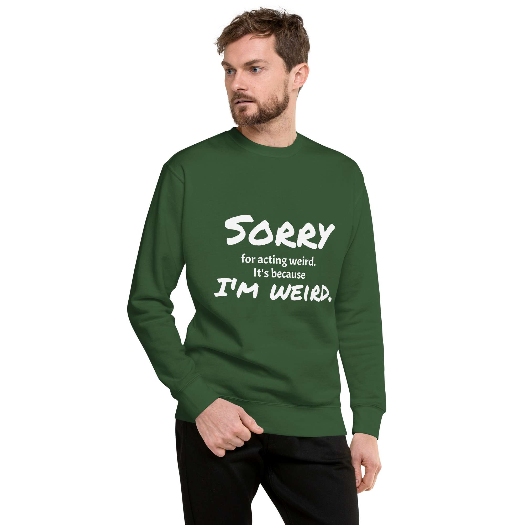 unisex-premium-sweatshirt-forest-green-front-6854b7e5be0f0.jpg