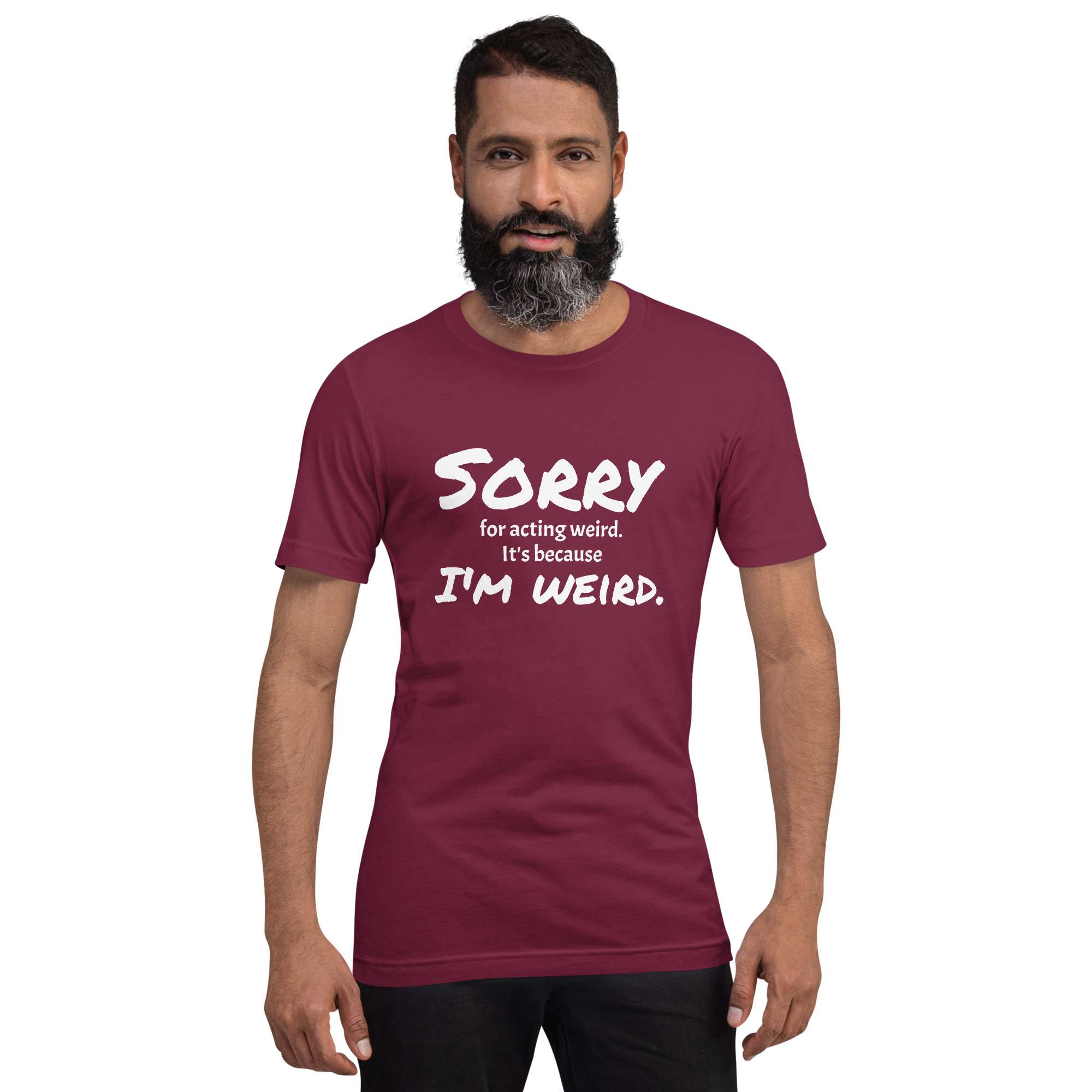 unisex-staple-t-shirt-maroon-front-6854b6ef6d919.jpg