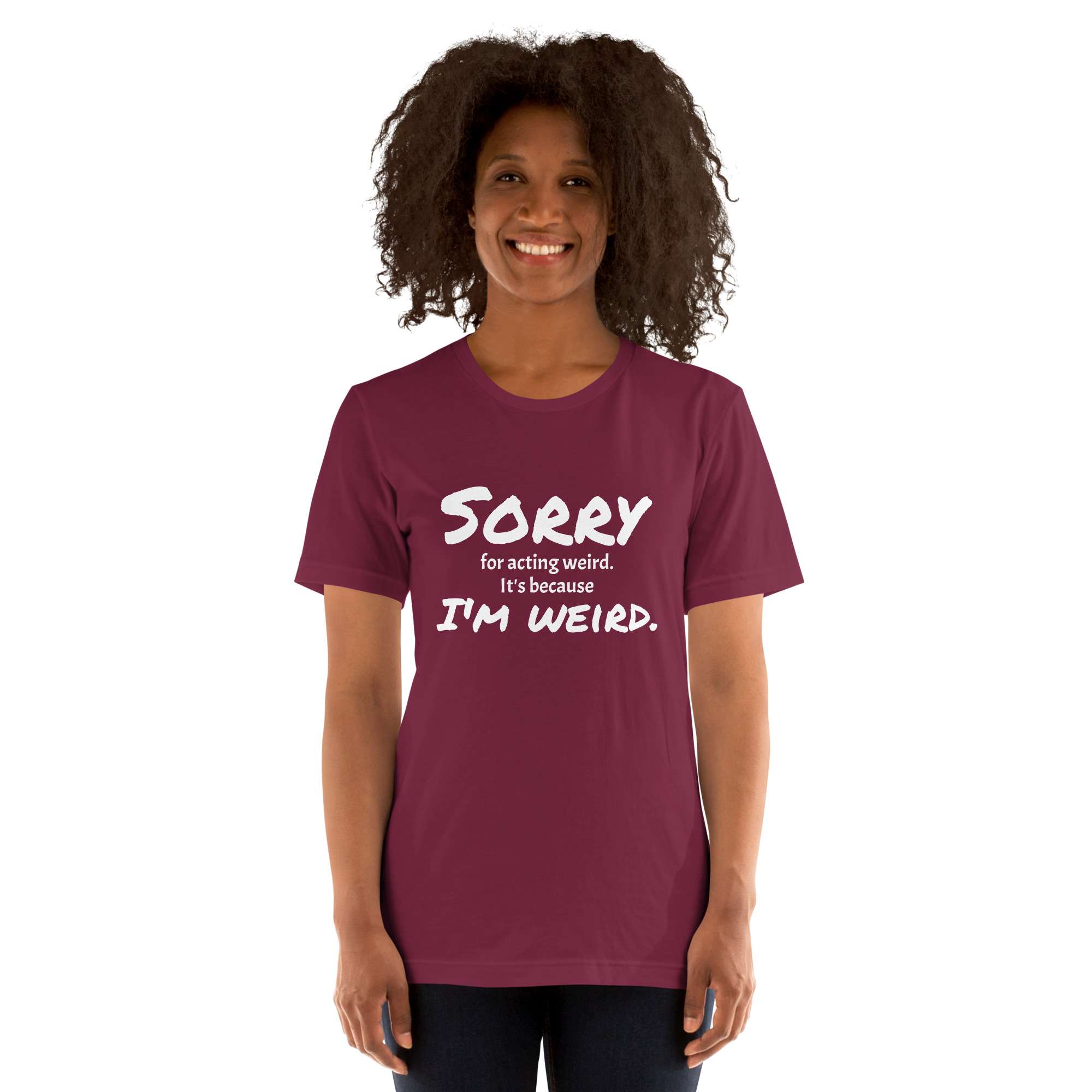 unisex-staple-t-shirt-maroon-front-6854b6ef7d121.jpg