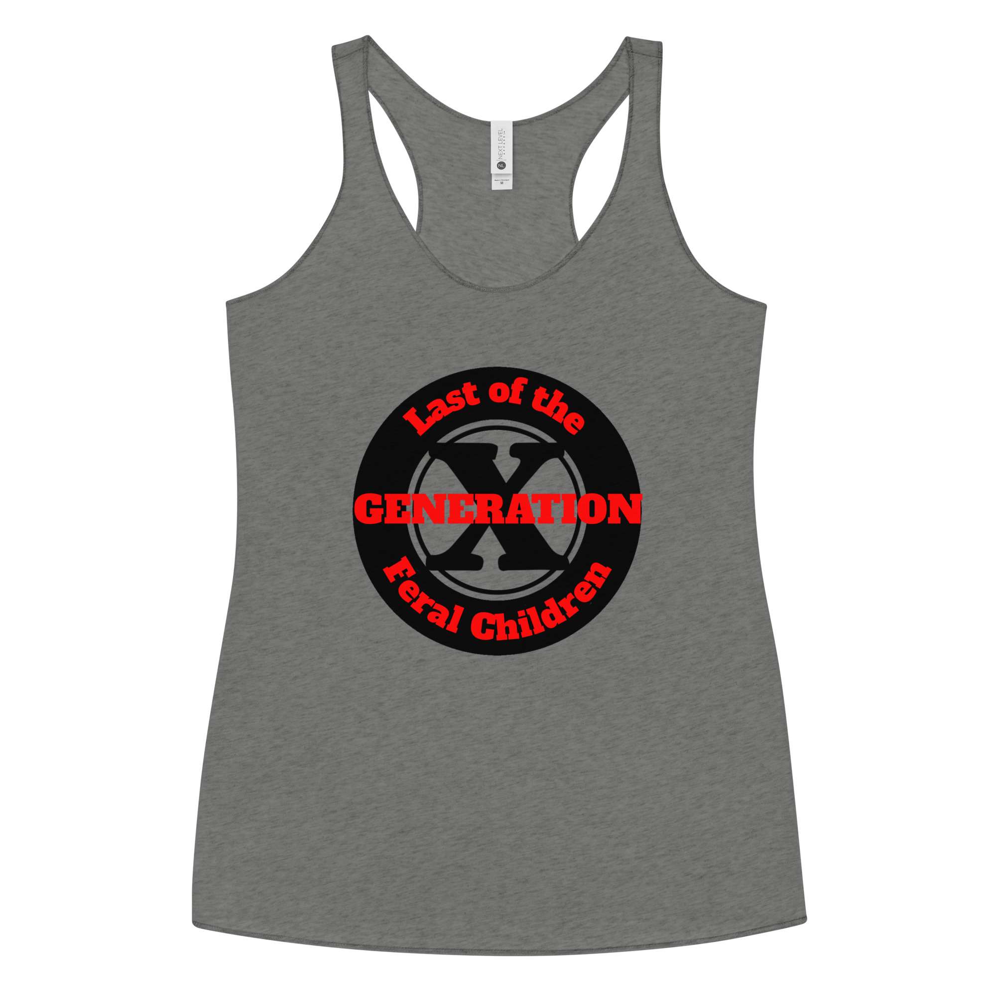 Gen X, Last of the Feral Children (v2) Women's Racerback Tank