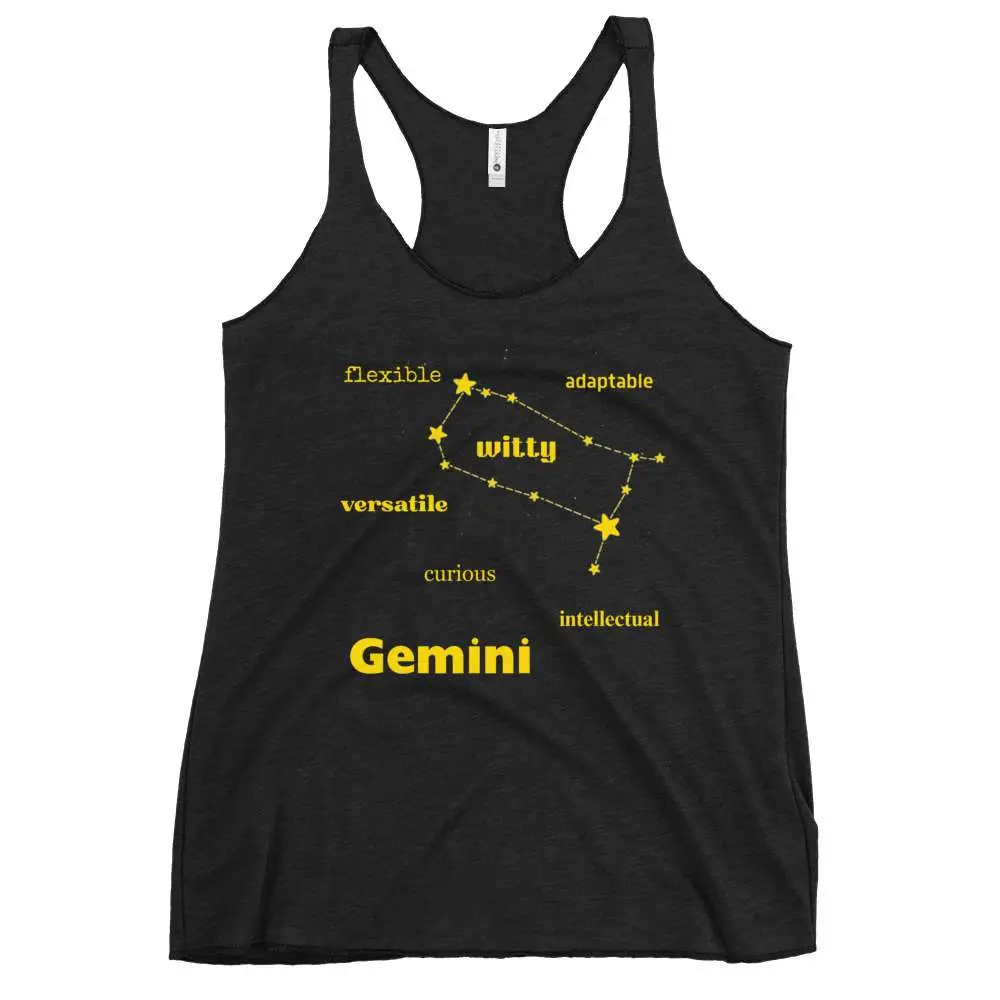 Gemini the Twins Women's Racerback Tank