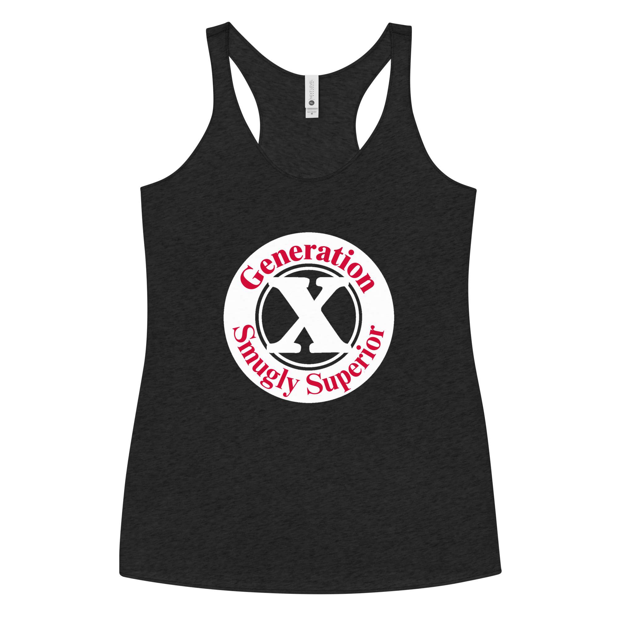 Gen X, Smugly Superior Women's Racerback Tank