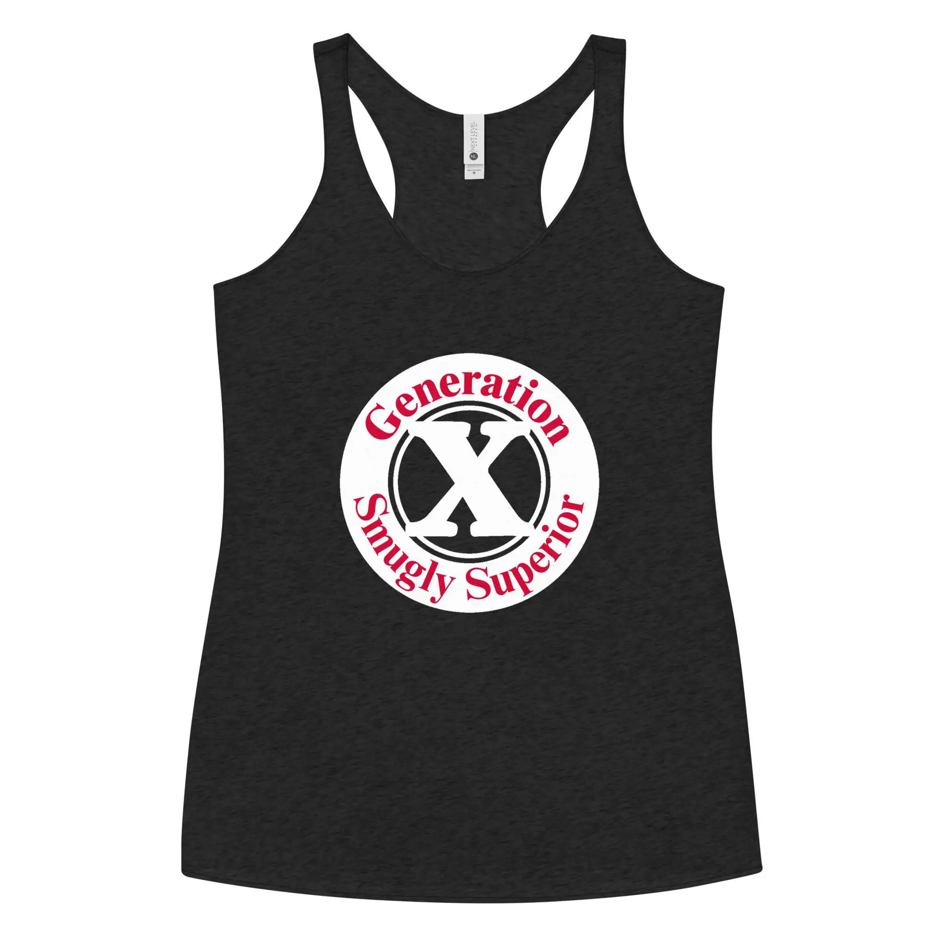 Gen X, Smugly Superior Women's Racerback Tank