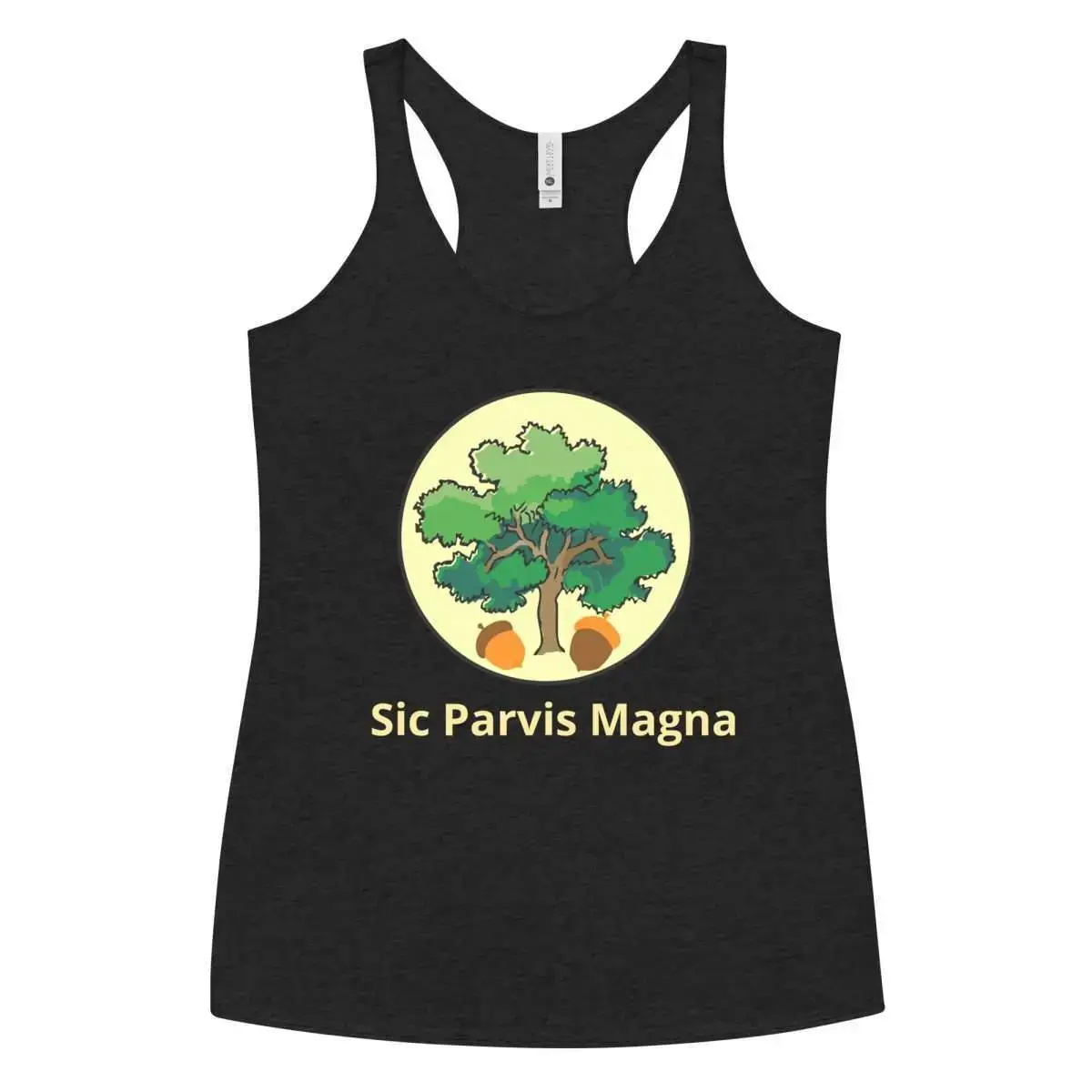 Sic Parvis Magna Women's Racerback Tank