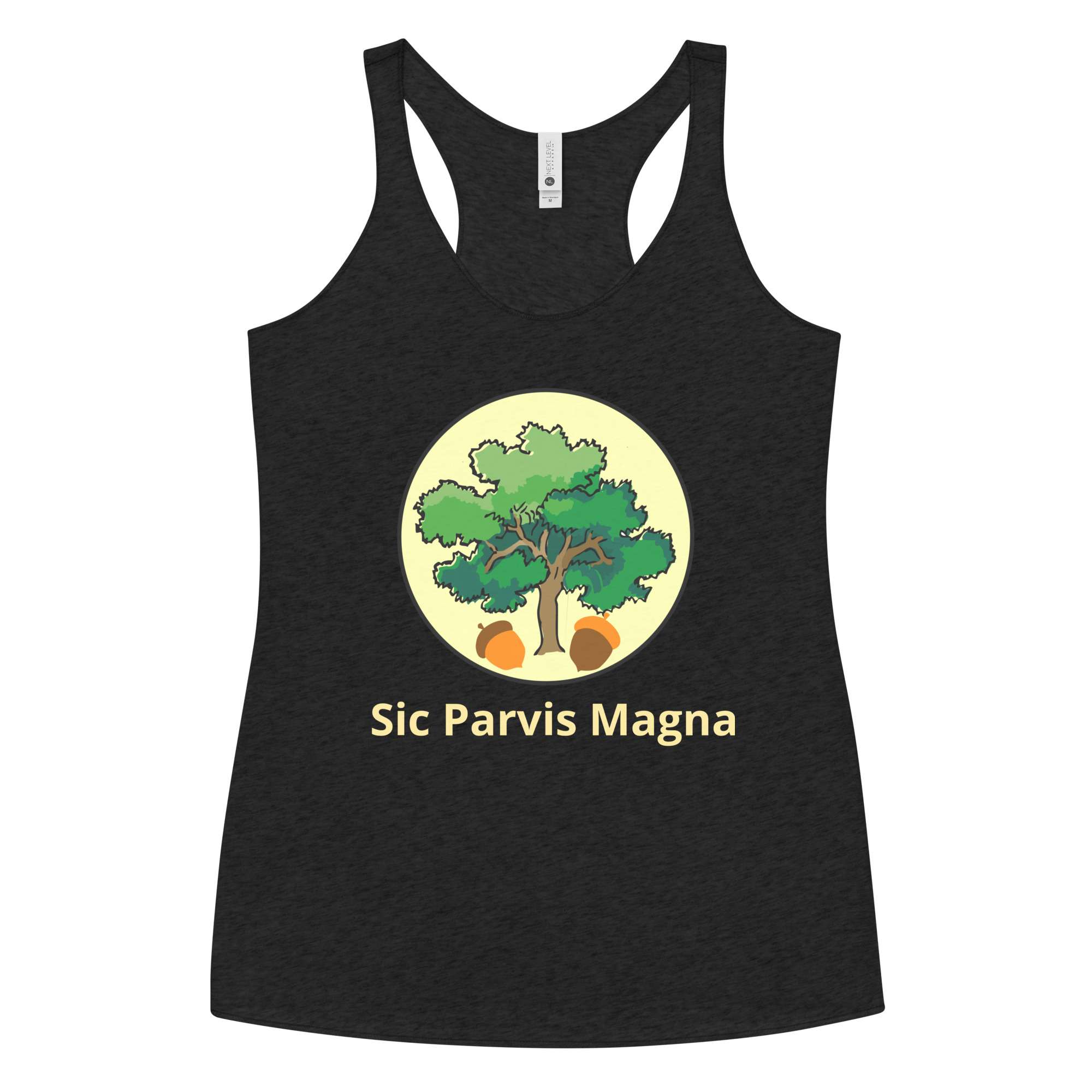 Sic Parvis Magna Women's Racerback Tank