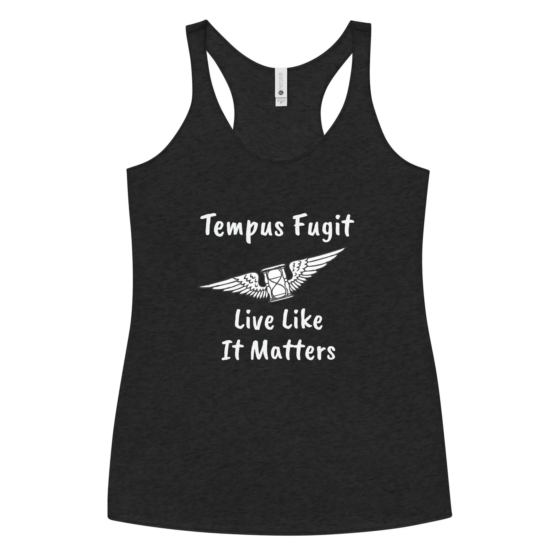 Tempus Fugit Live Like It Matters Women's Racerback Tank