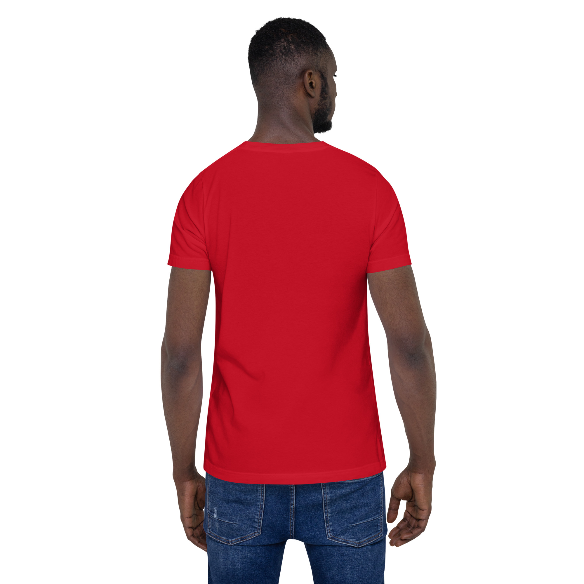 Labyrinth Heart Labyrinth I Know the Path by Heart Unisex-staple-t-shirt-red-back-696280a851d4e