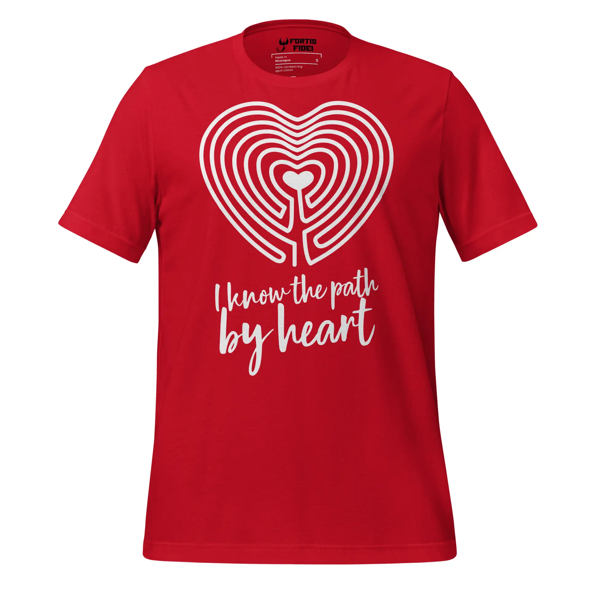 Labyrinth Heart Labyrinth I Know the Path by Heart Unisex t-shirt