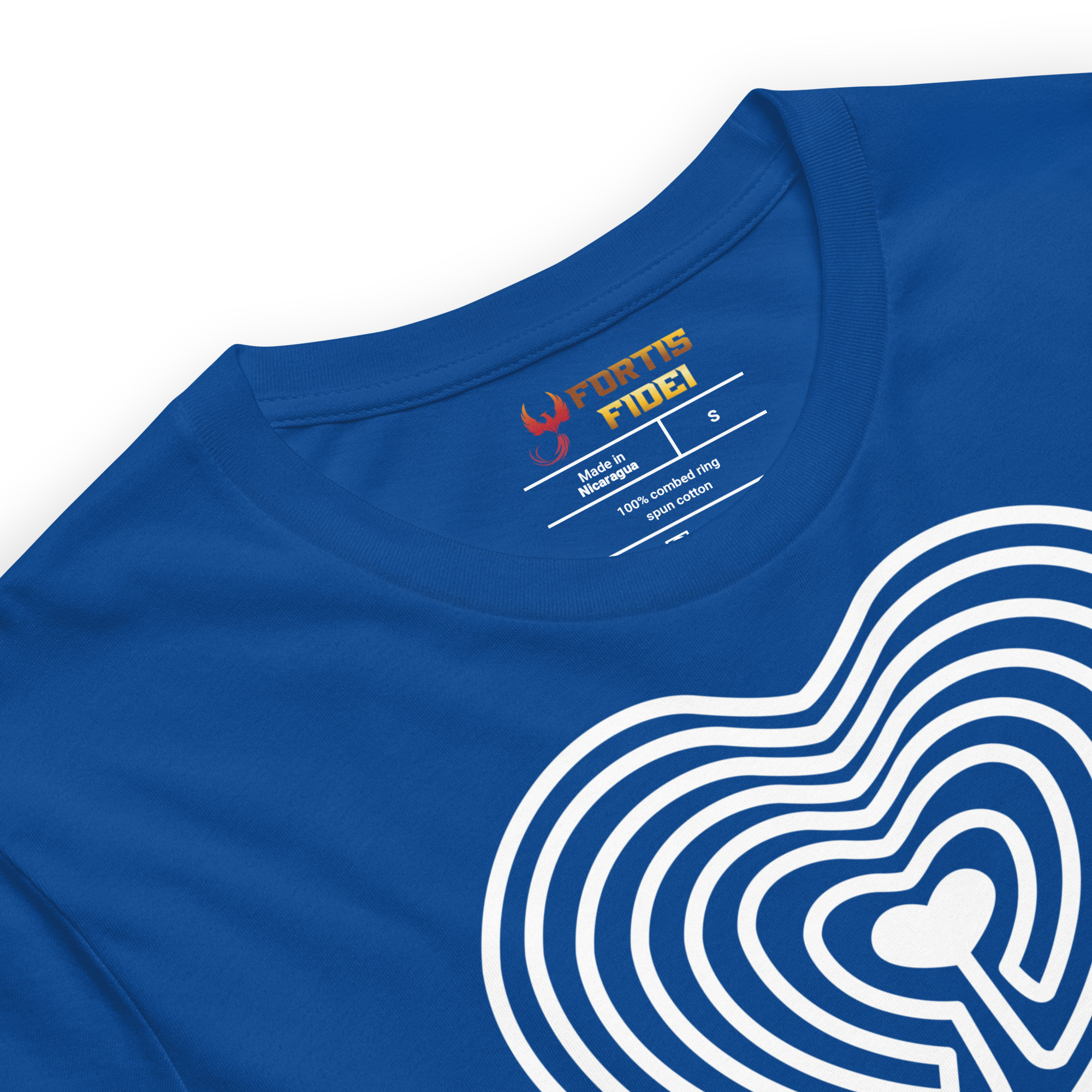 Labyrinth Heart Labyrinth I Know the Path by Heart Unisex-staple-t-shirt-true-royal-product-details-696280d4531c4
