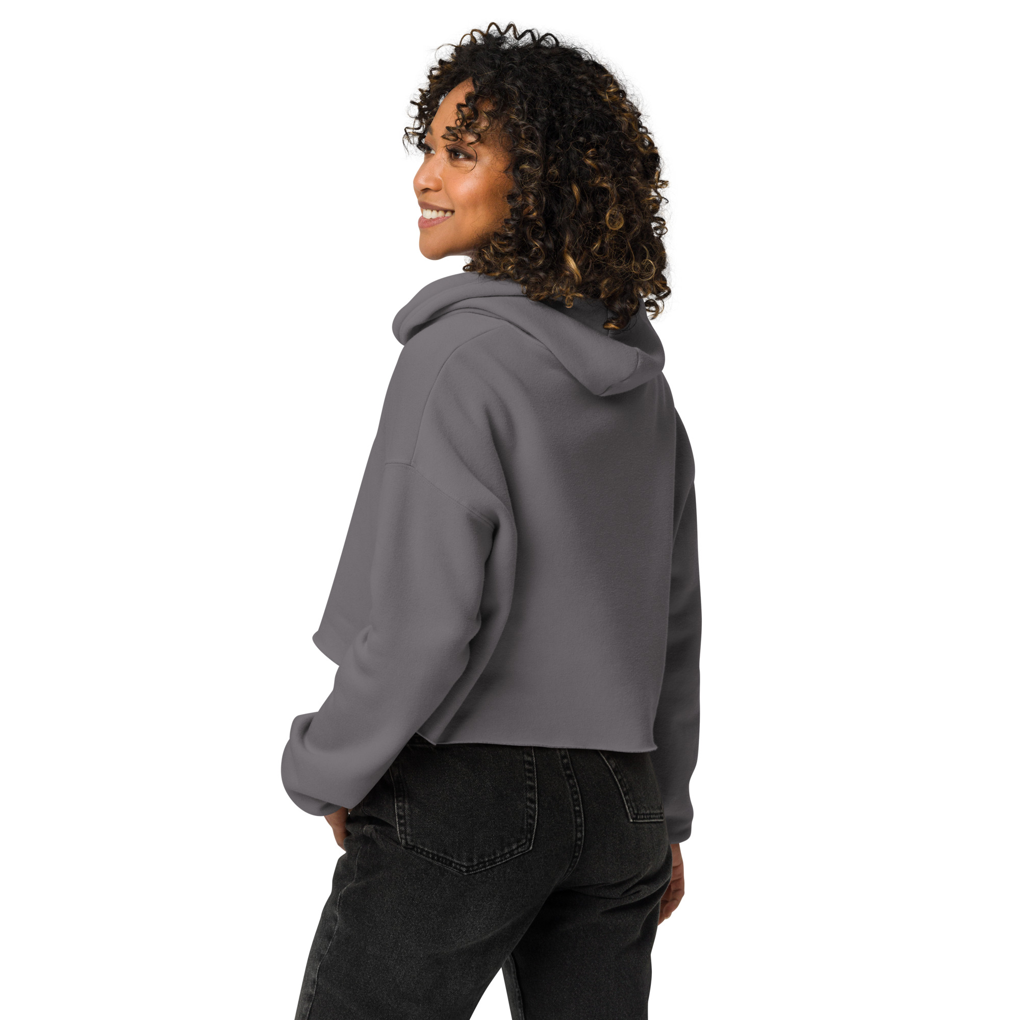 Labyrinth Heart labyrinth I know the Path by Heart womens-cropped-hoodie-storm-back-696272dcbecfe