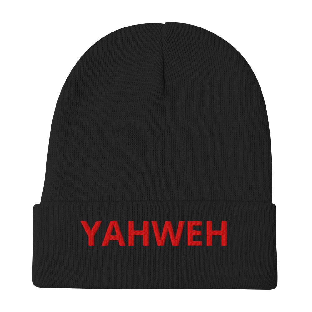 Yahweh Embroidered Beanie