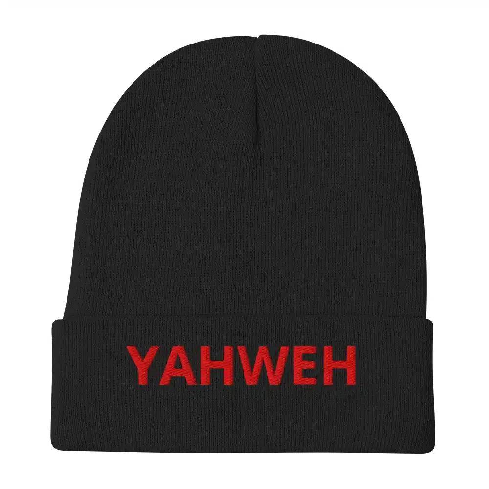 Yahweh Embroidered Beanie