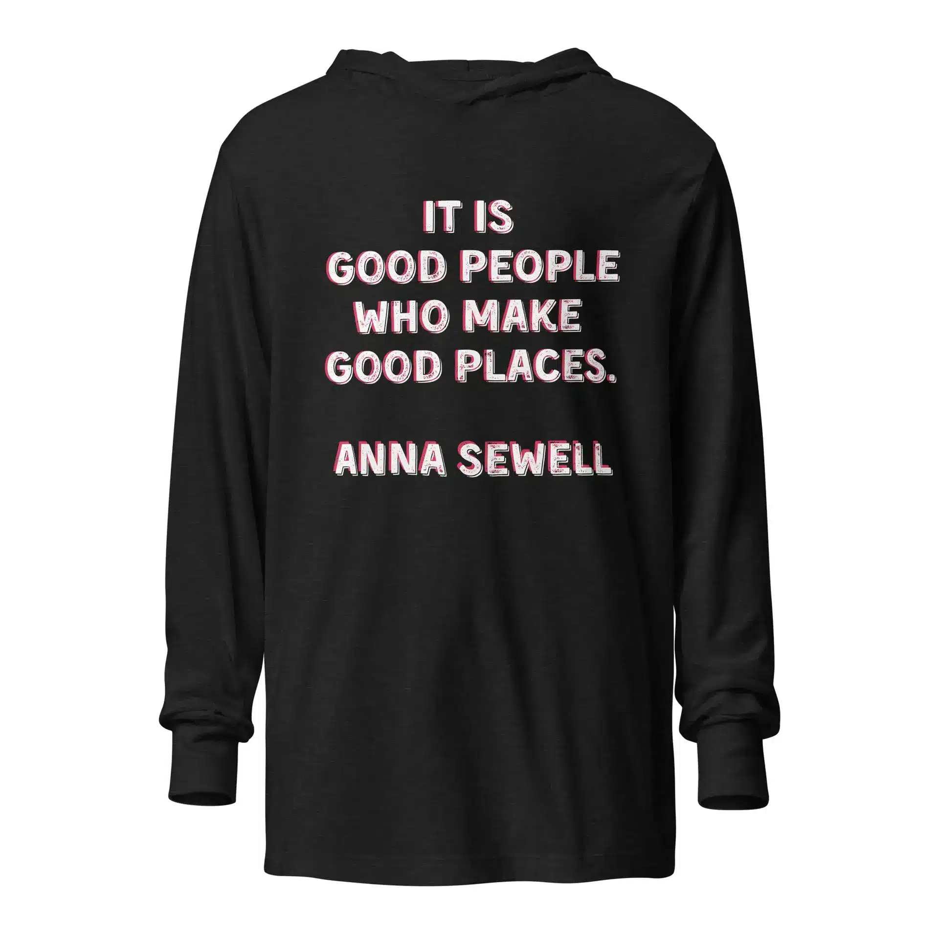 Good People Hooded long-sleeve tee