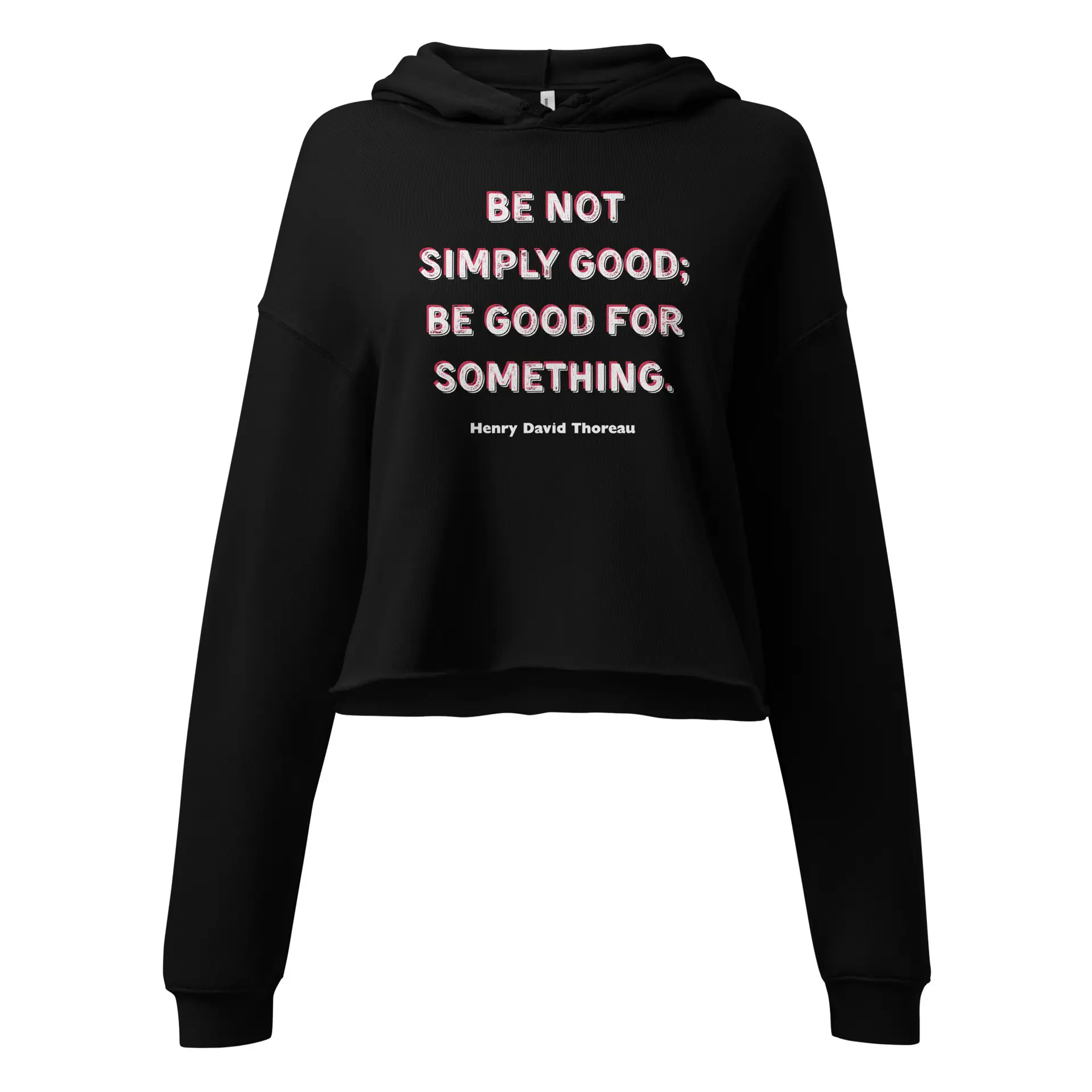 Be Good - Thoreau Crop Hoodie