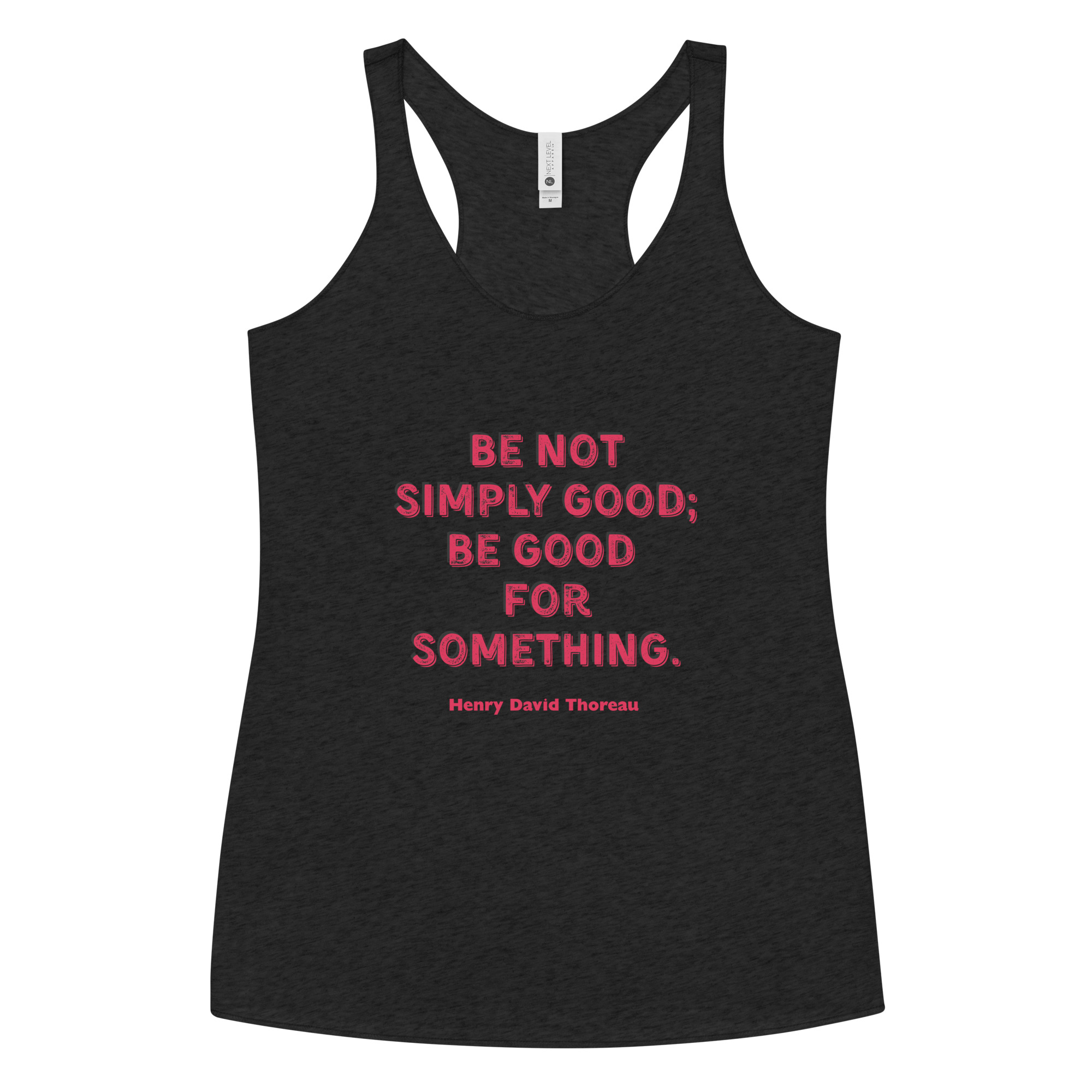 Be Good - Thoreau (v2) Women's Racerback Tank