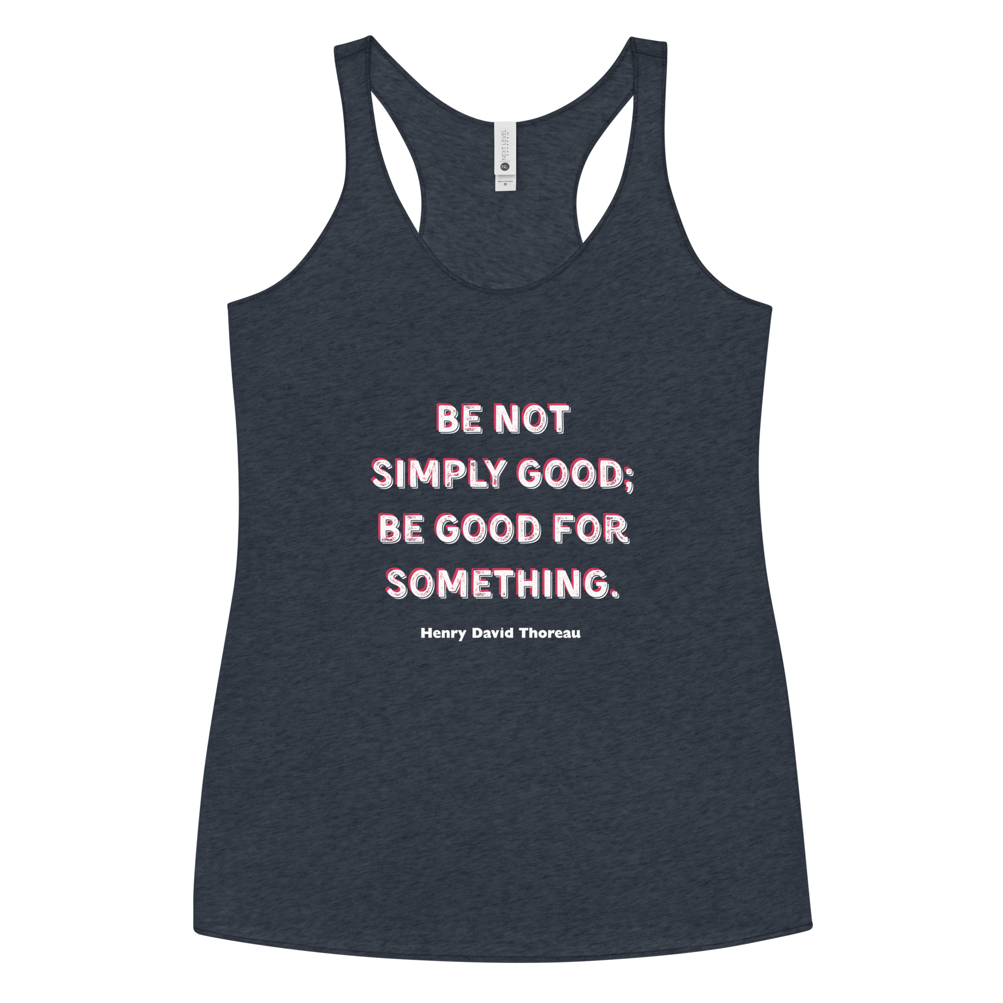 Be Good - Thoreau (v1) Women's Racerback Tank