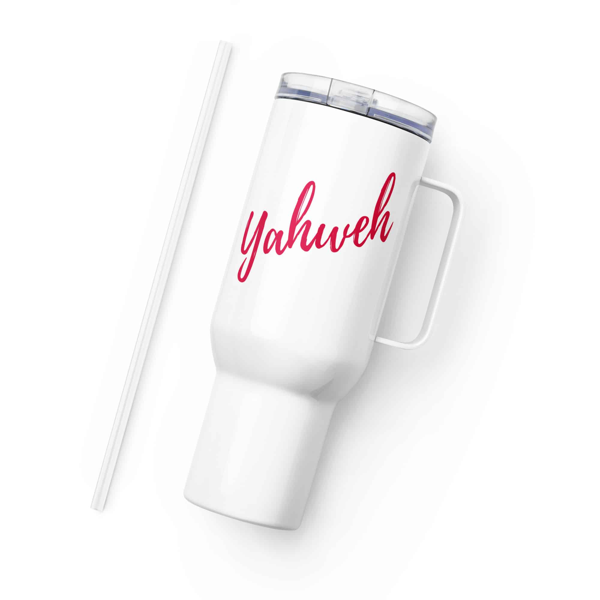 Yahweh Travel mug with a handle