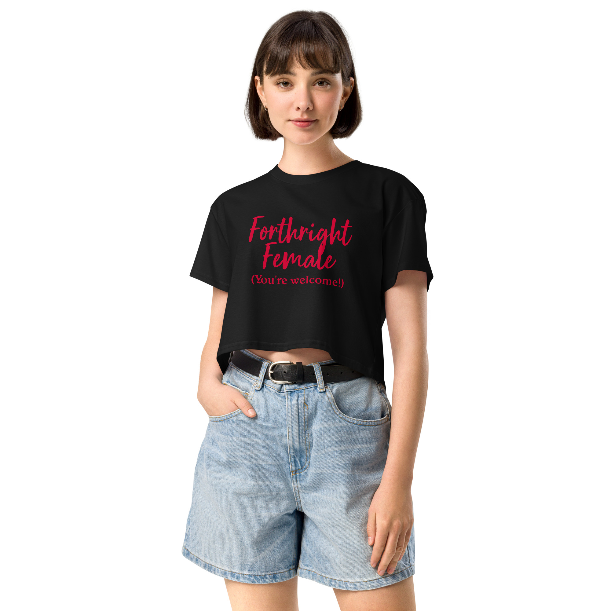 Forthright Female womens-crop-top-black-front-688d1f588bc85
